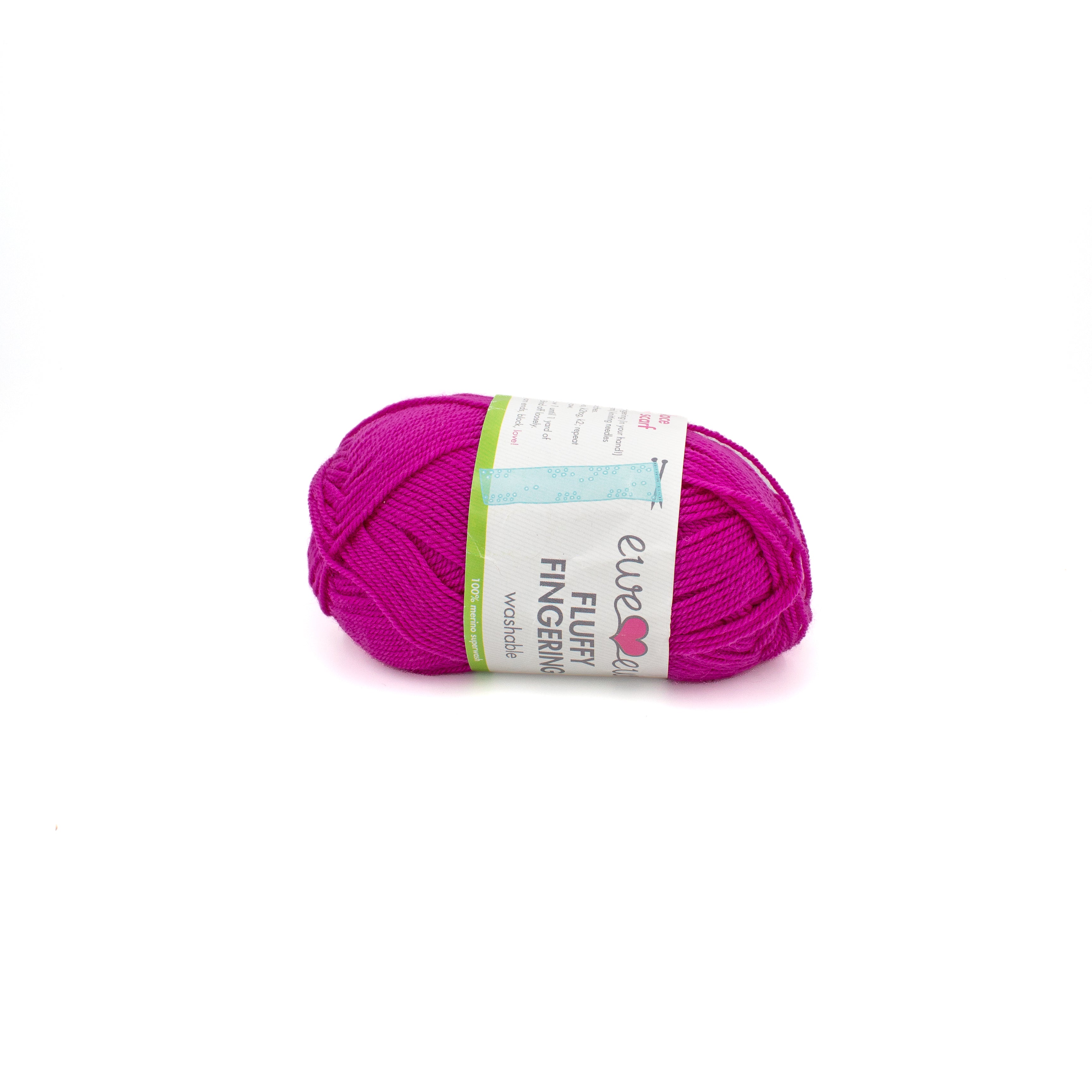 Ewe Ewe Fluffy Fingering in Berry