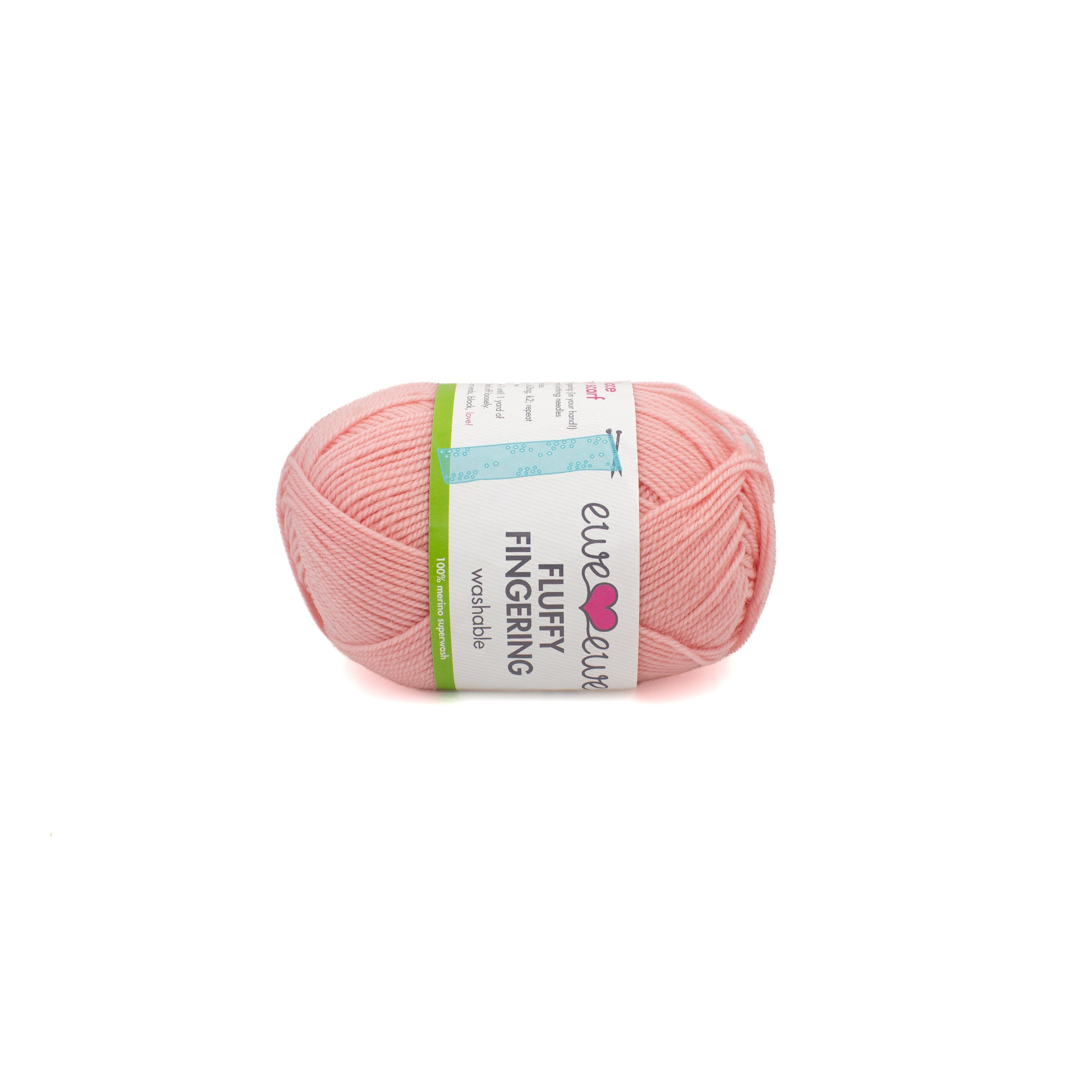 Ewe Ewe Fluffy Fingering in Cotton Candy