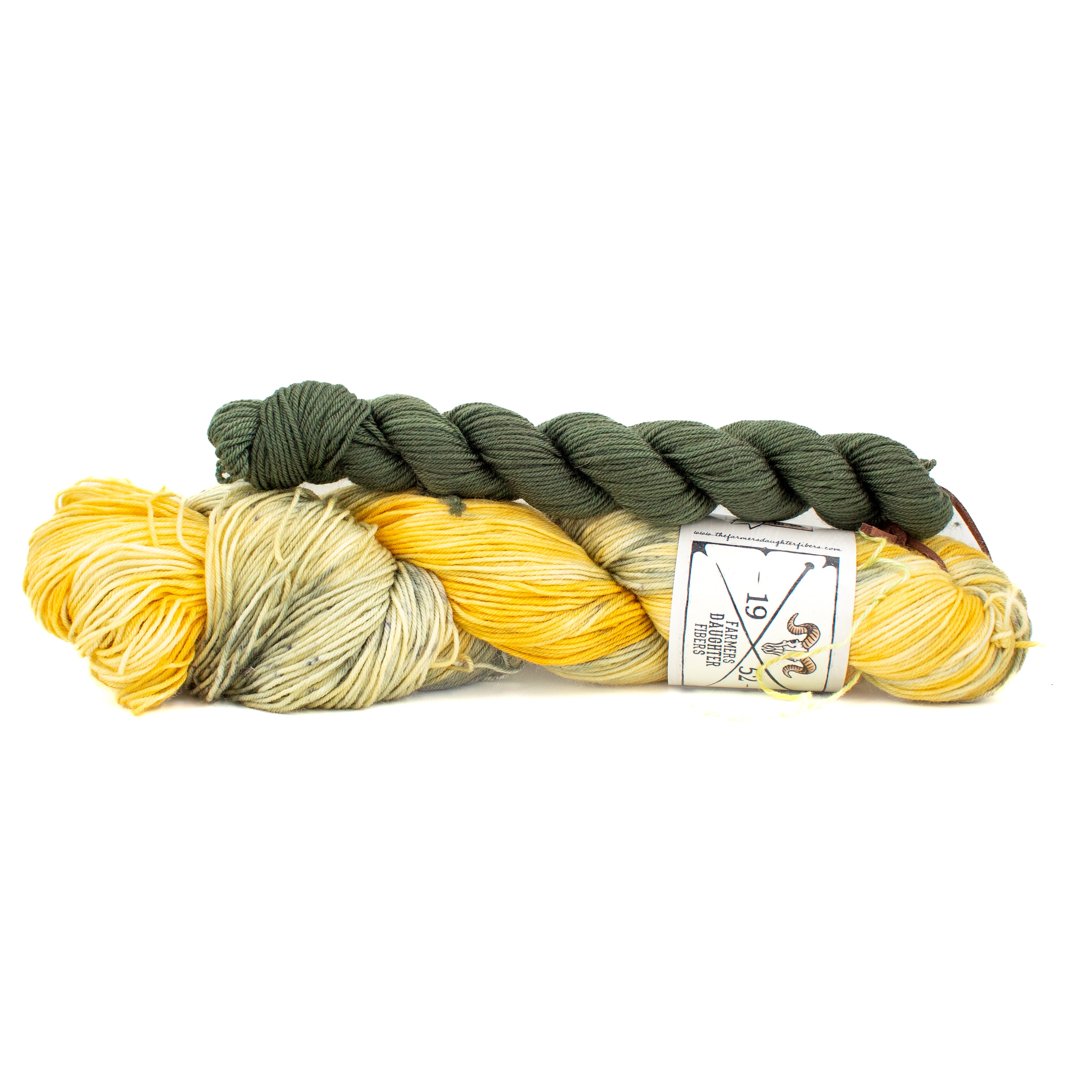 Farmer's Daughter Fibers Pintler Sock Set in Dandilion