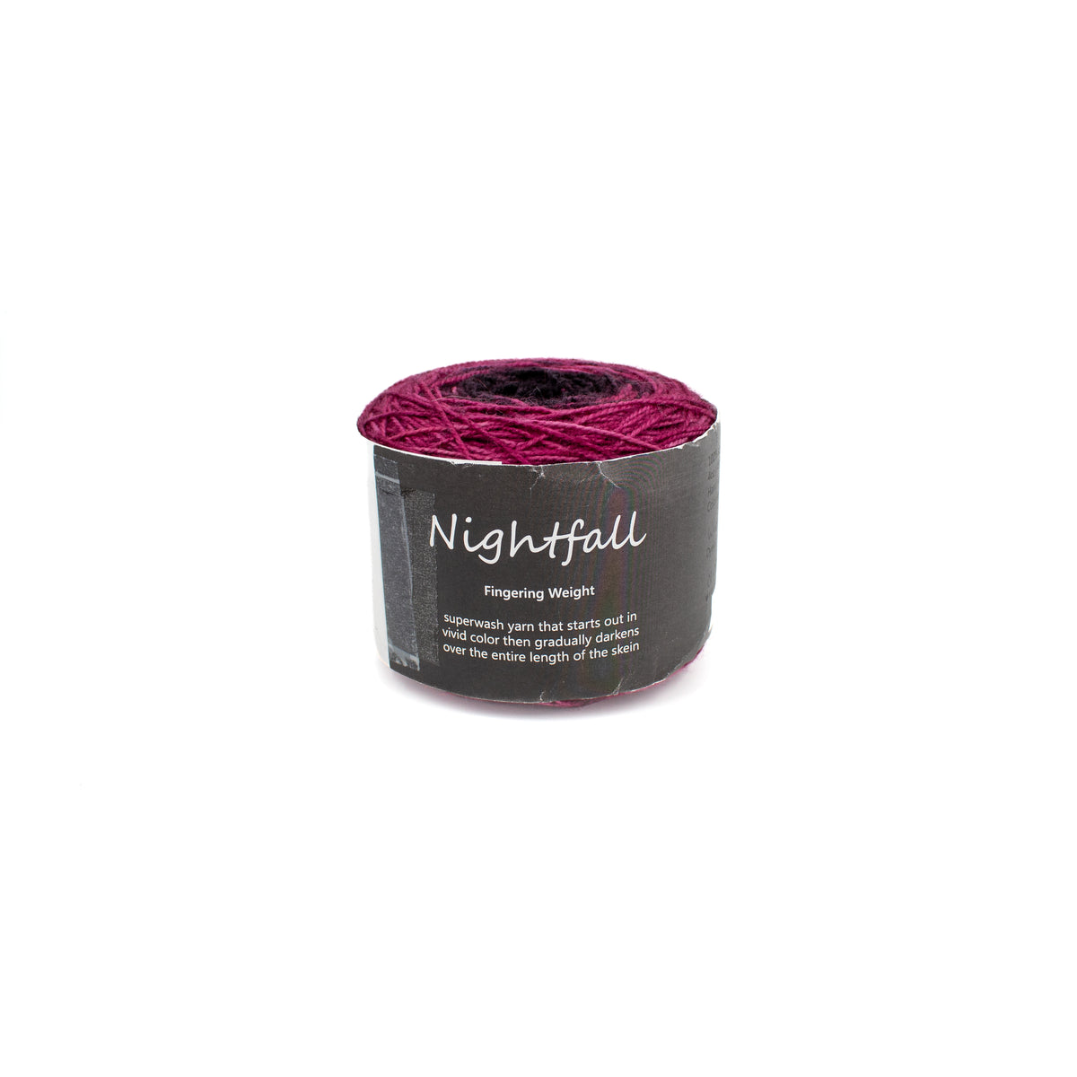 FibroFibers Nightfall Fingering in Wine