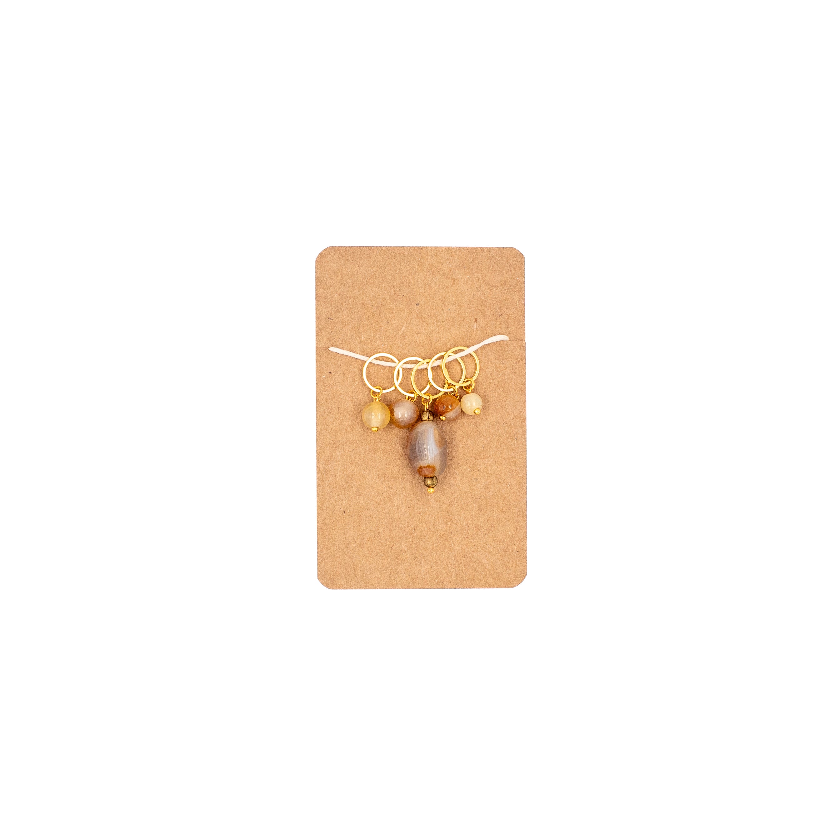 Found Vintage Bead Stitch Marker Set