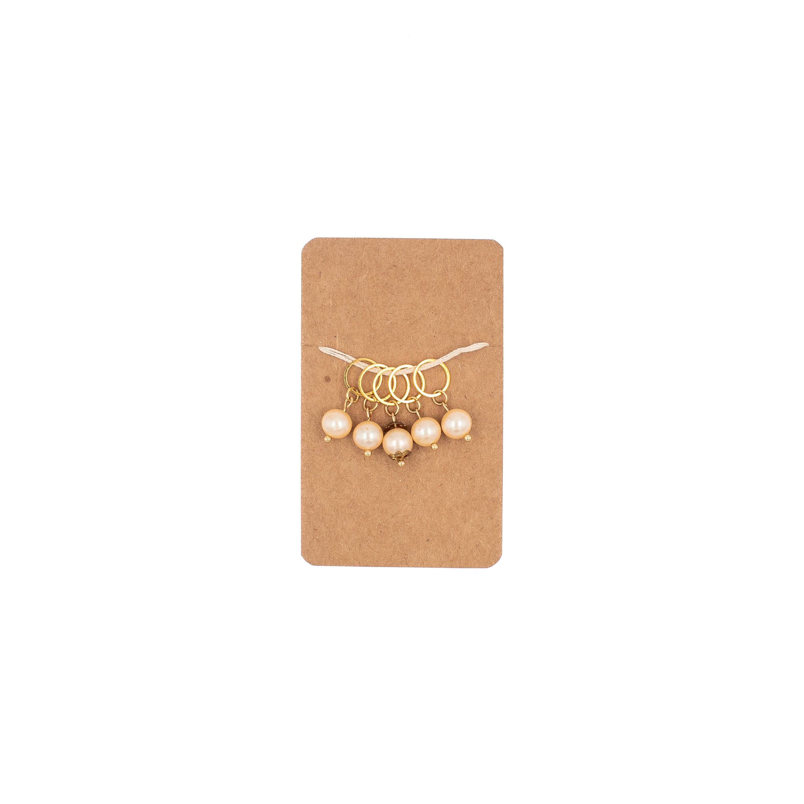 Found Vintage Pearl Stitch Marker Set