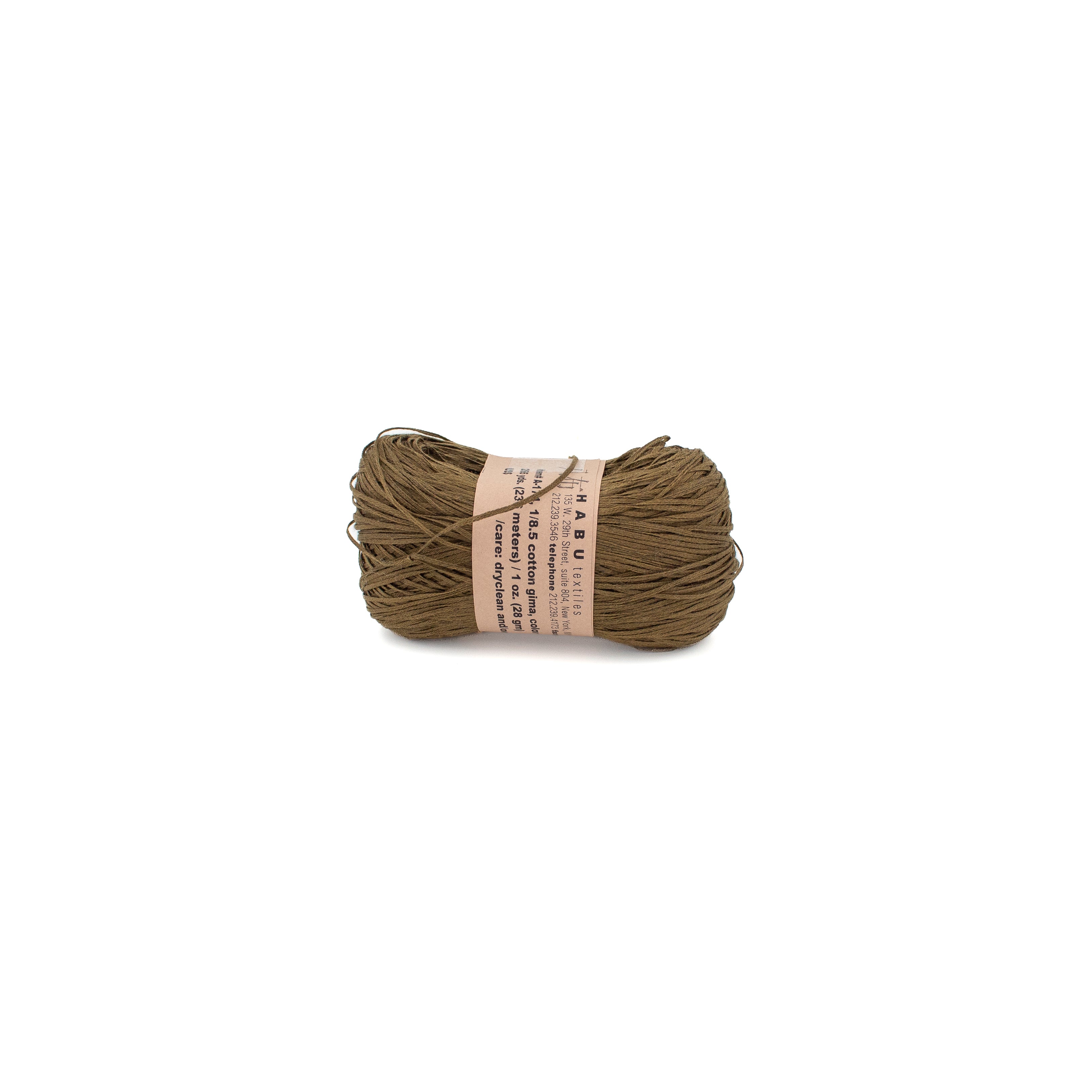 Habu Textiles A-174 1/8.5 Cotton Gima in Color 9 Olive