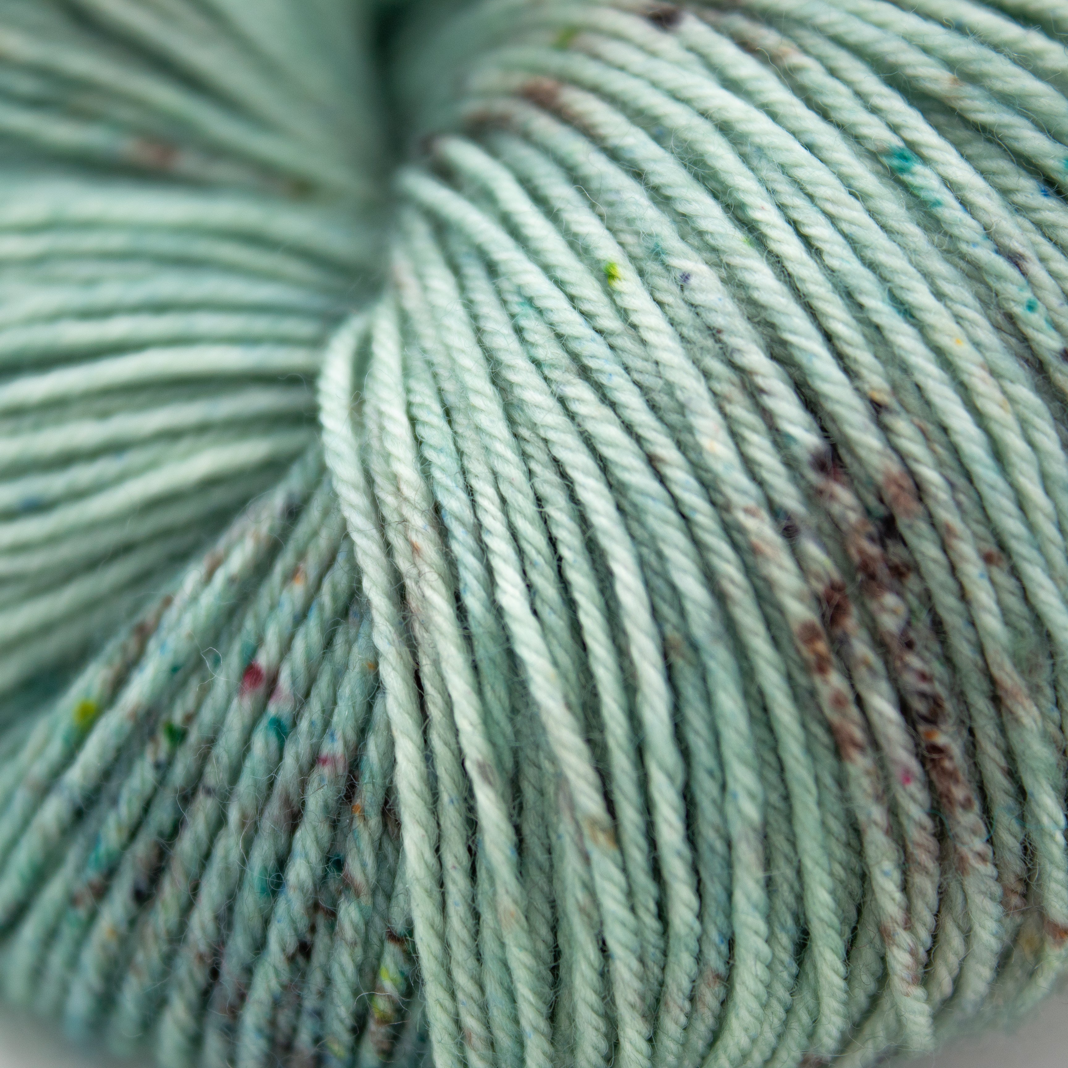 Haynes House Yarns Bare Feet Sock in Footless Football