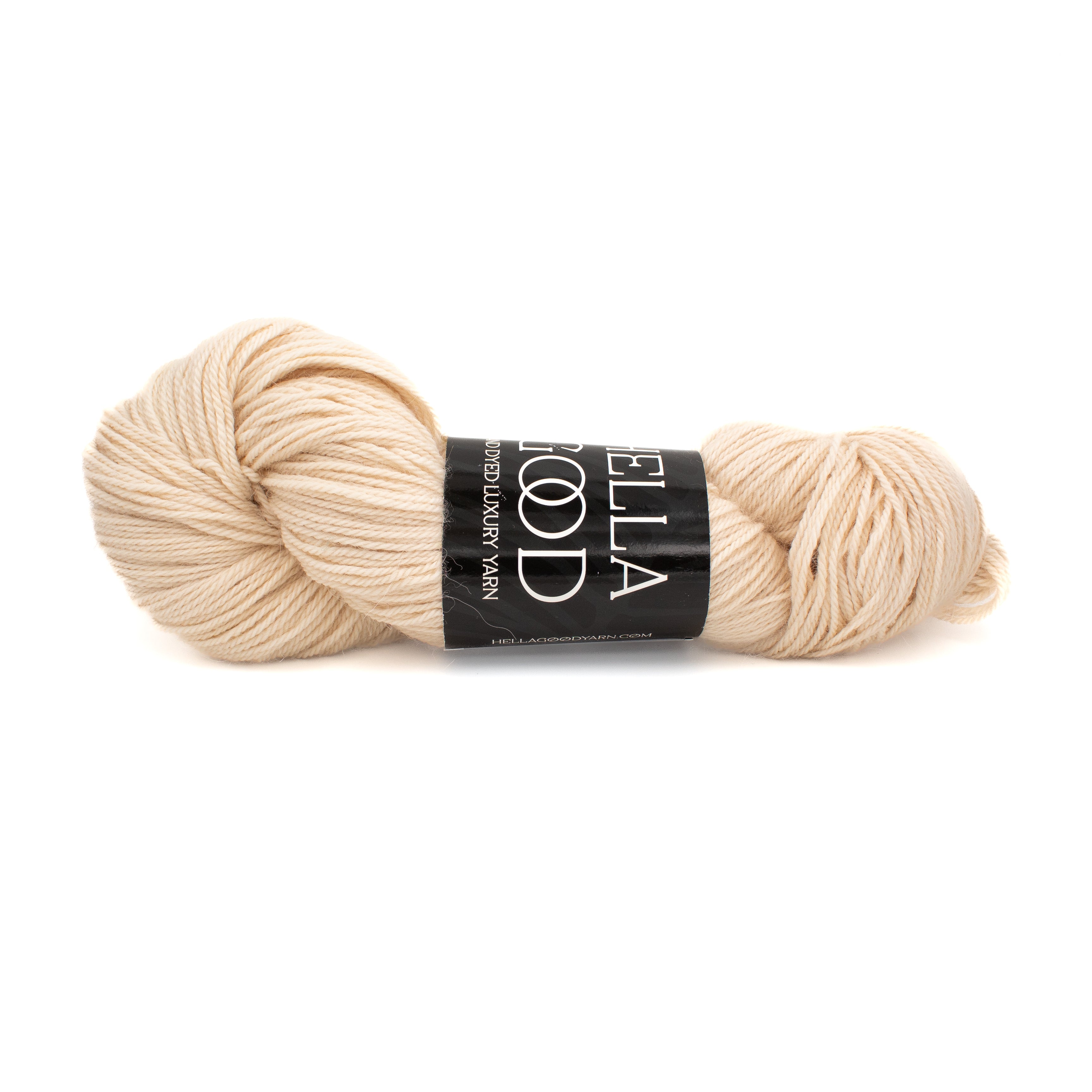 Hella Good Yarn Van Goat Fingering in Natural