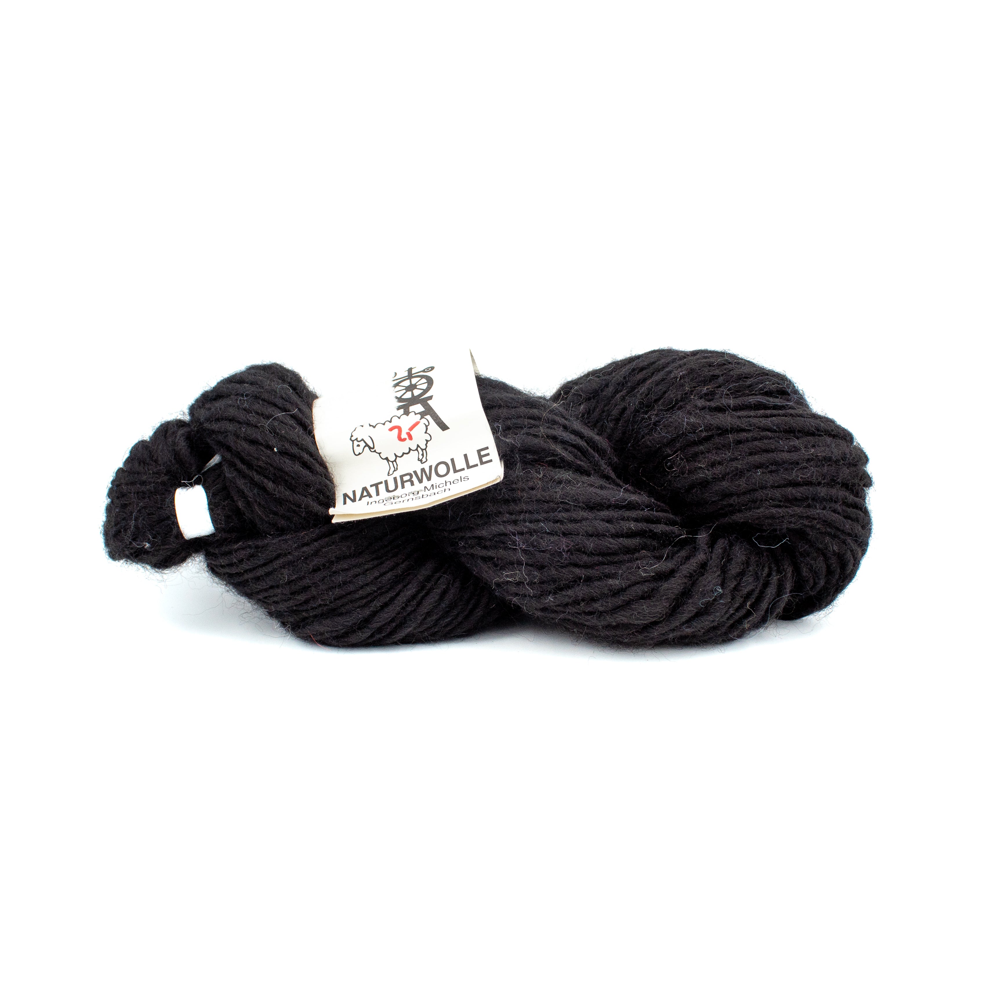 Ingeborg Michels Gernsbach Naturwolle Black Forest Yarn in Black