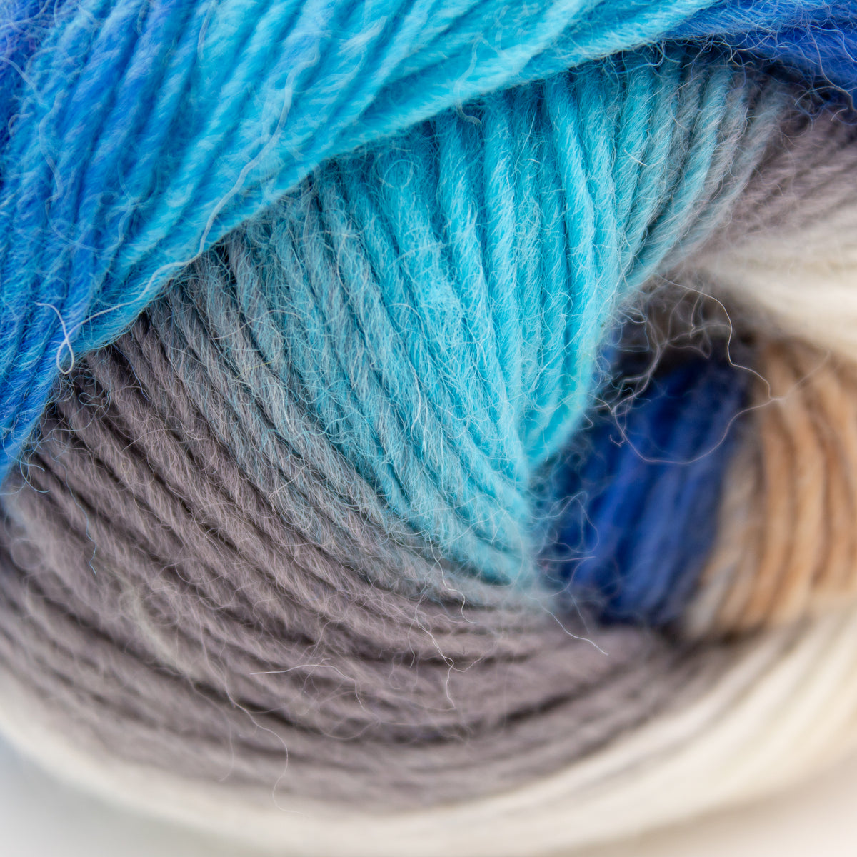 Katia Socks Darling 4 in Blue + Brown