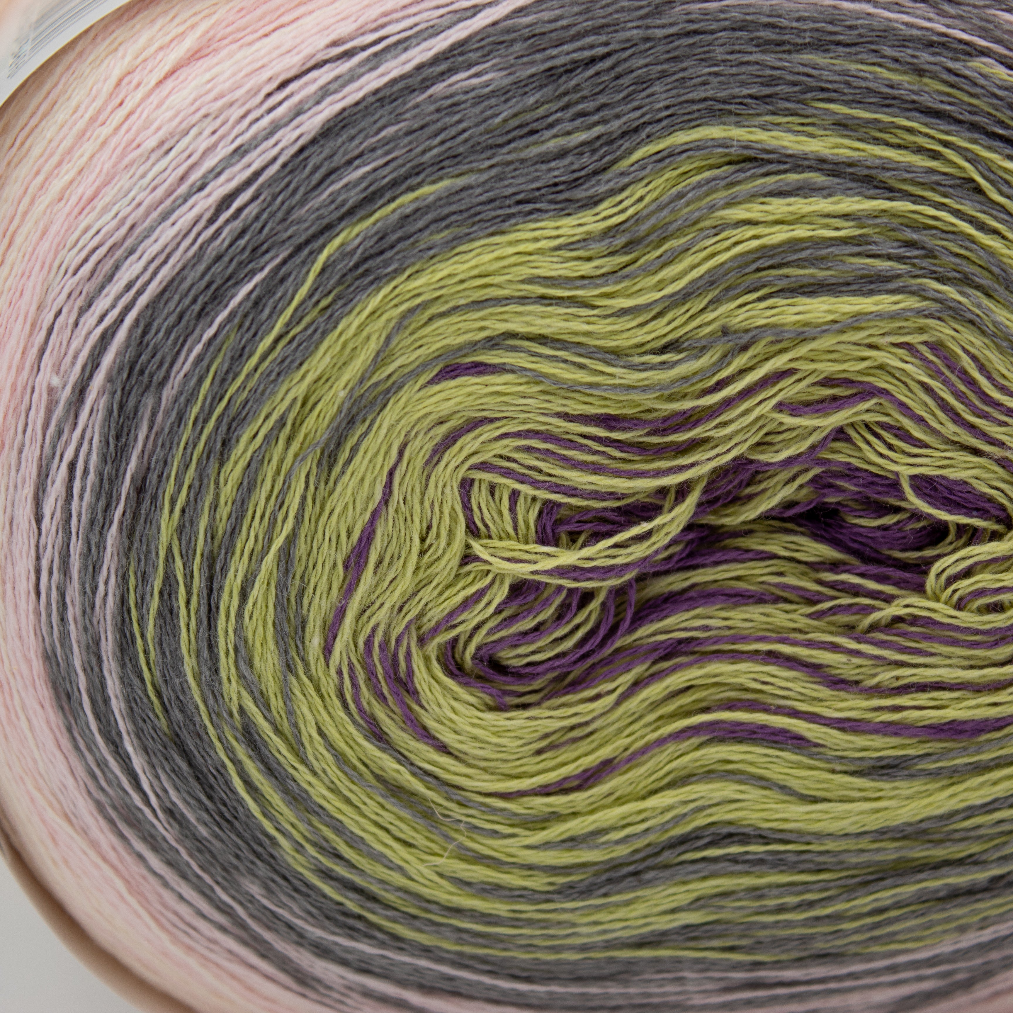 Katia Top Rainbow in Pink Grey Green Purple