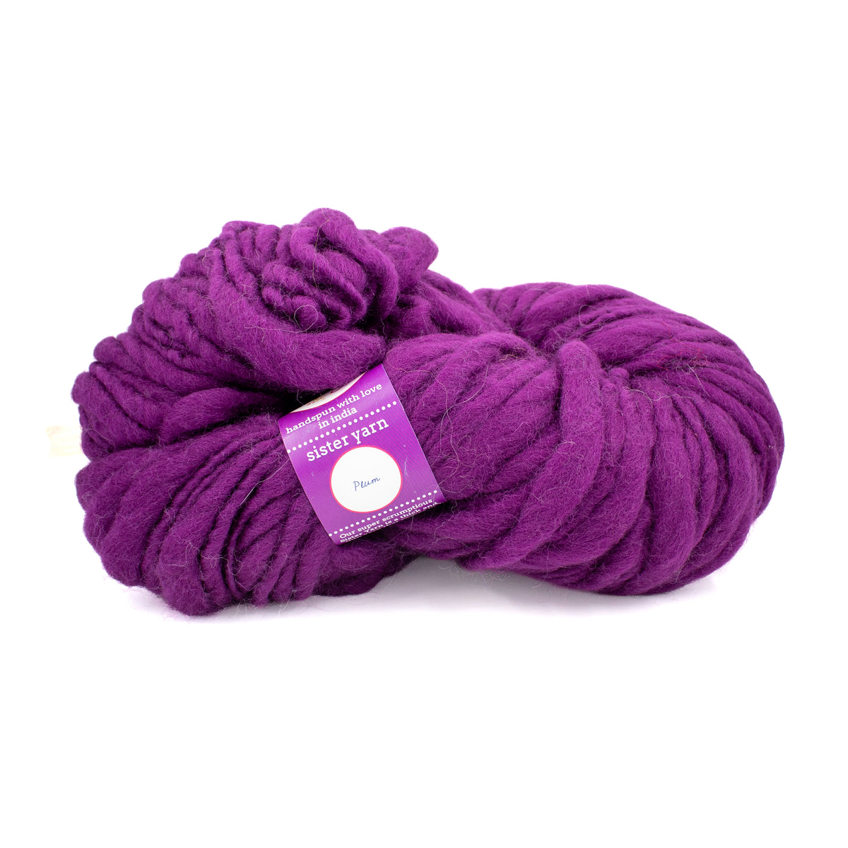 Knit Collage Sister Yarn in Plum