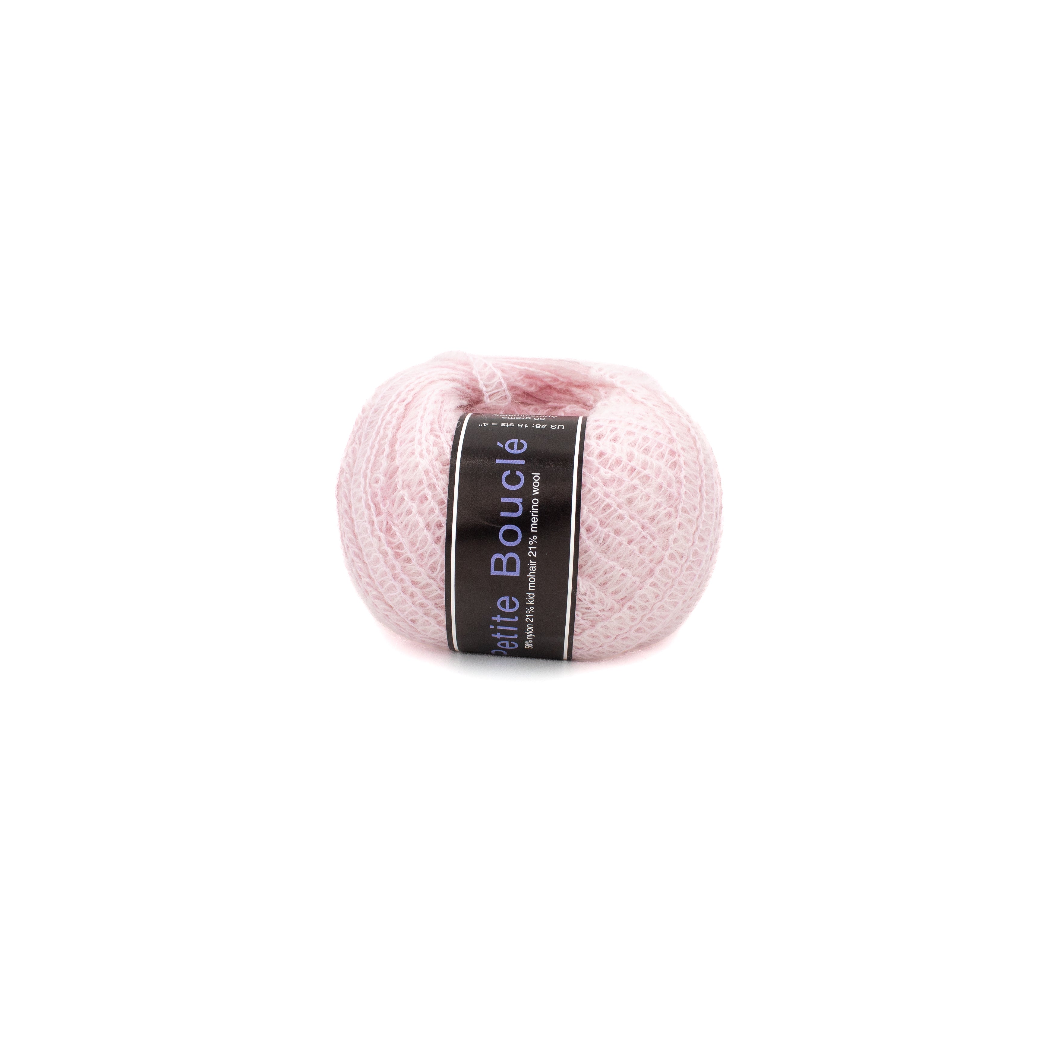 Knit One, Crochet Two Petite Boucle in Pale Pink