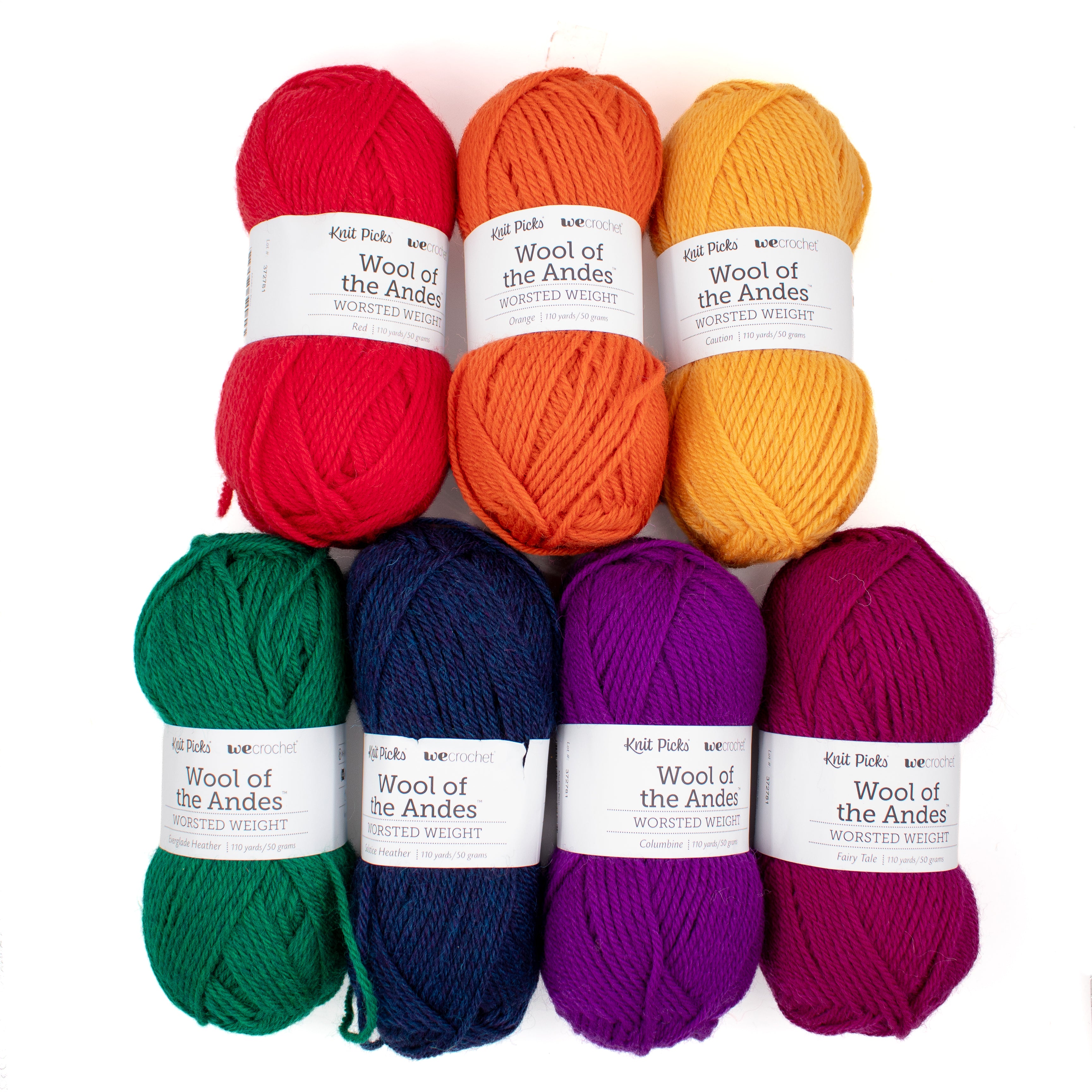 Knit Picks Wool of the Andes Set of 7