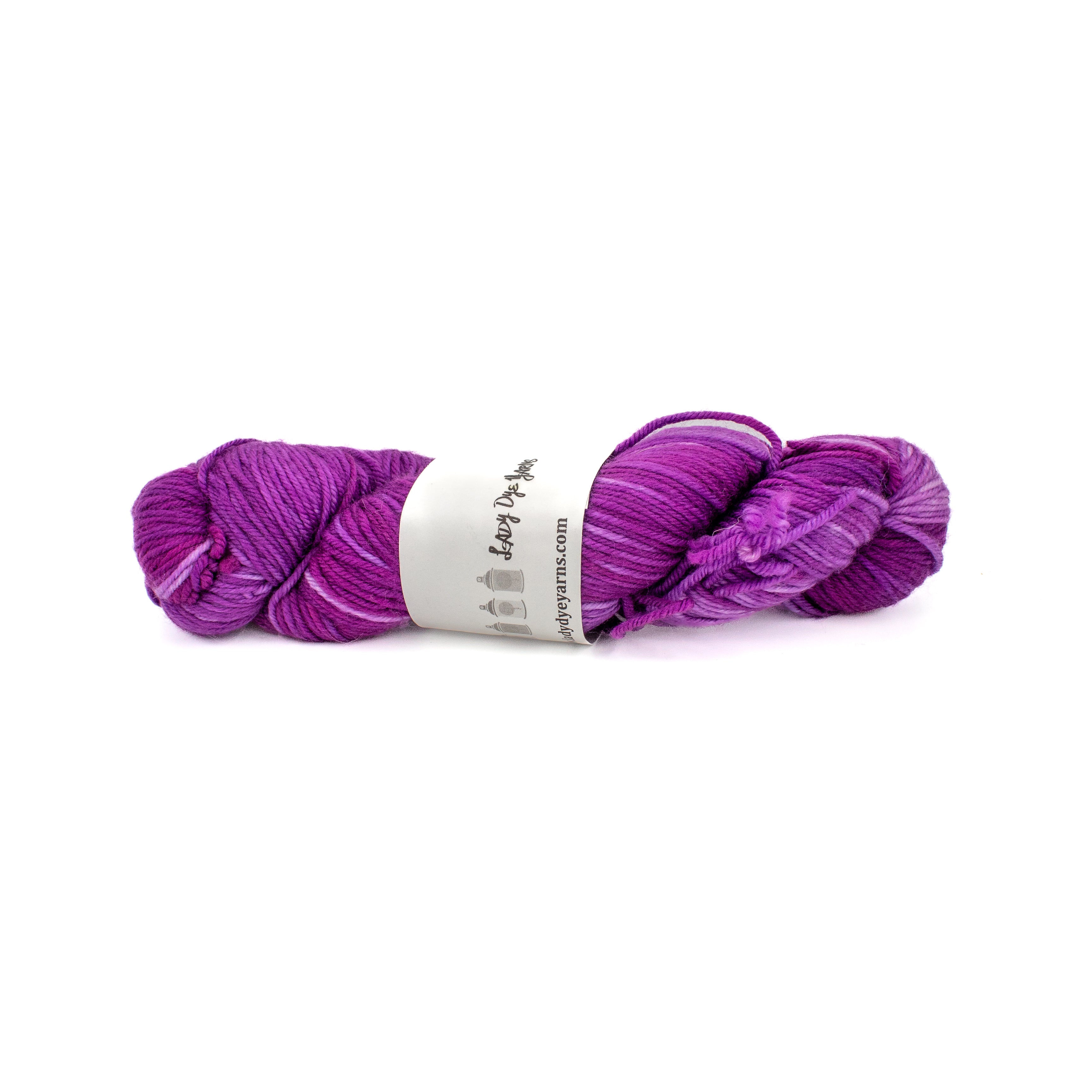 Lady Dye Yarns SW Merino DK in Purple