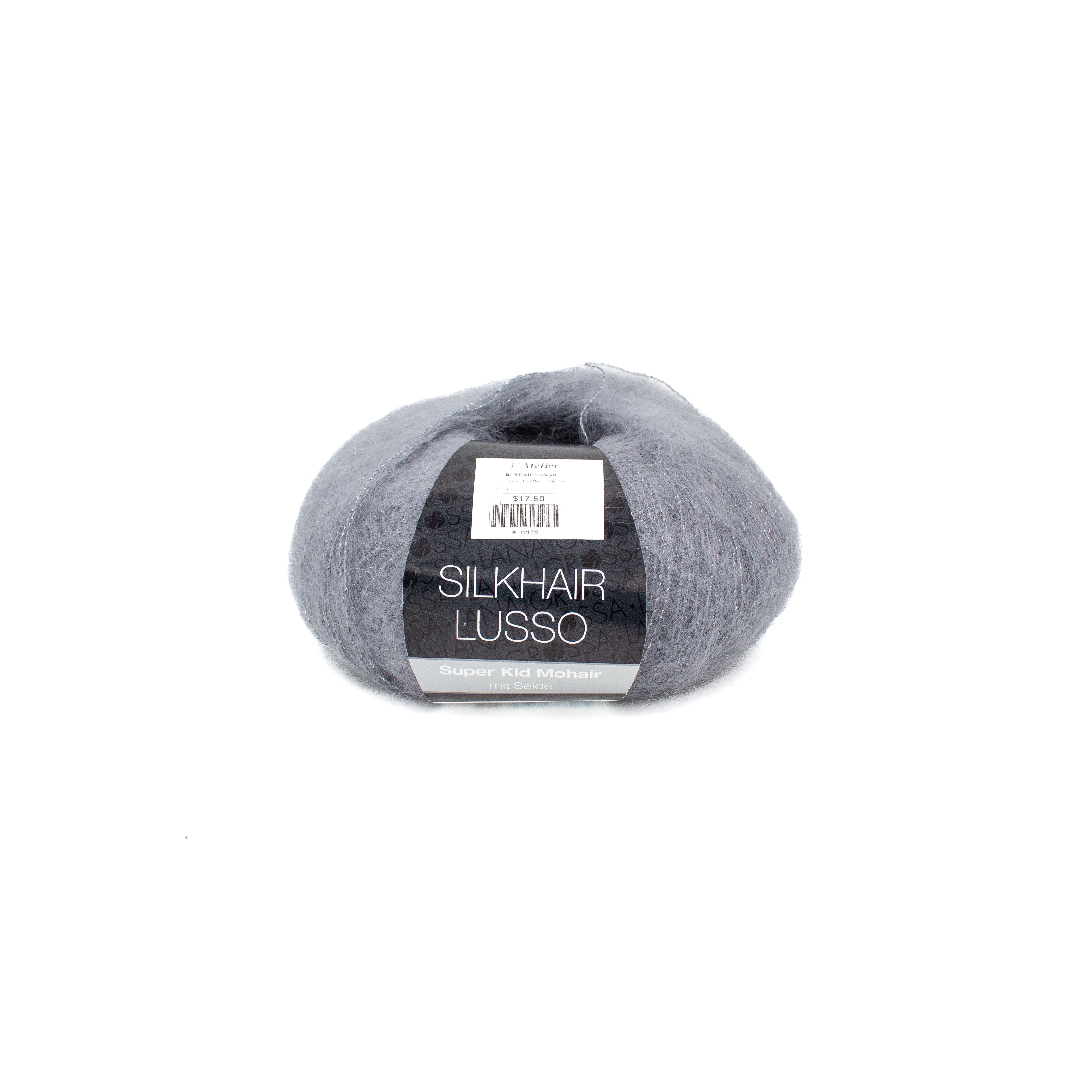 Lana Grossa Silkhair Lusso in Grey