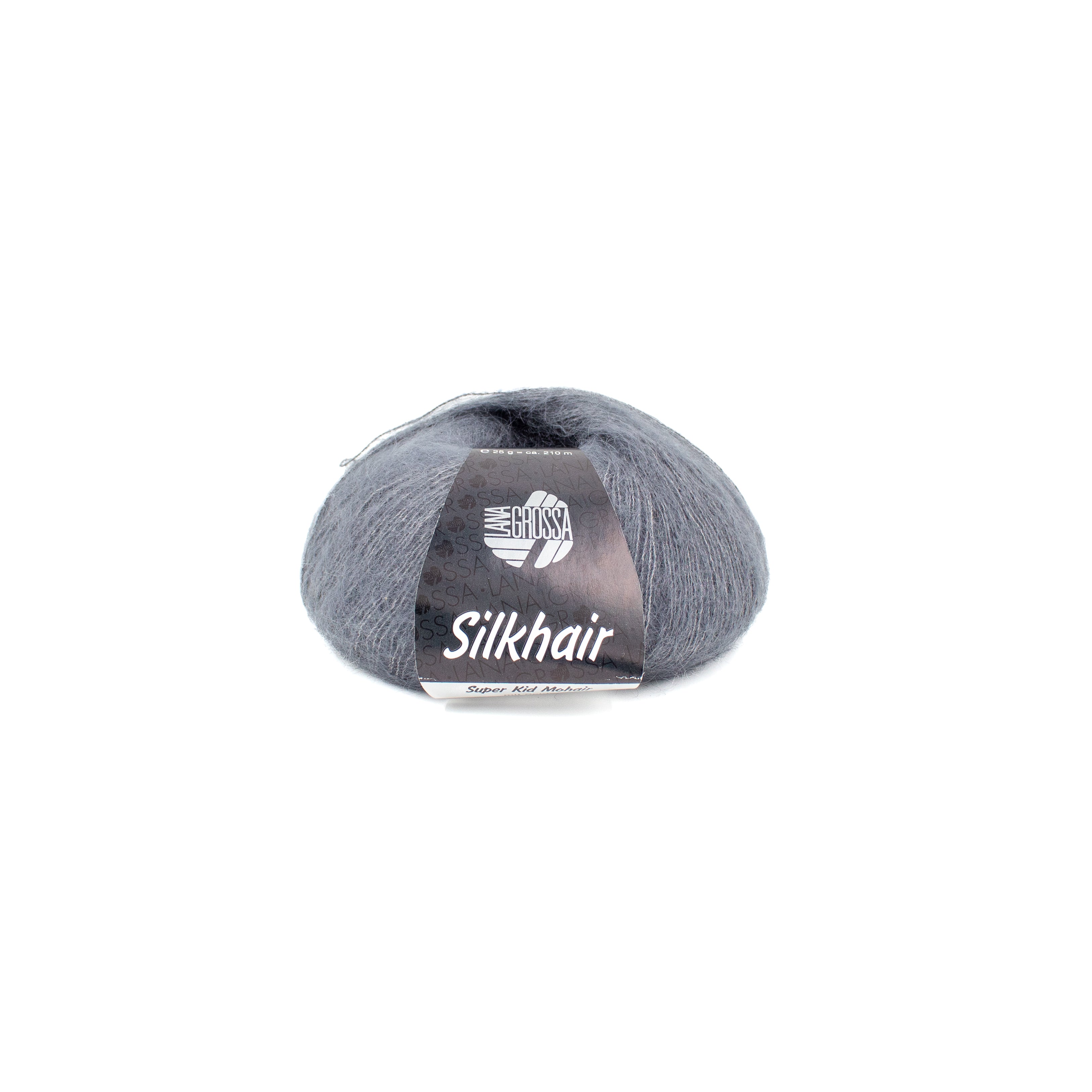 Lana Grossa Silkhair in Dark Grey