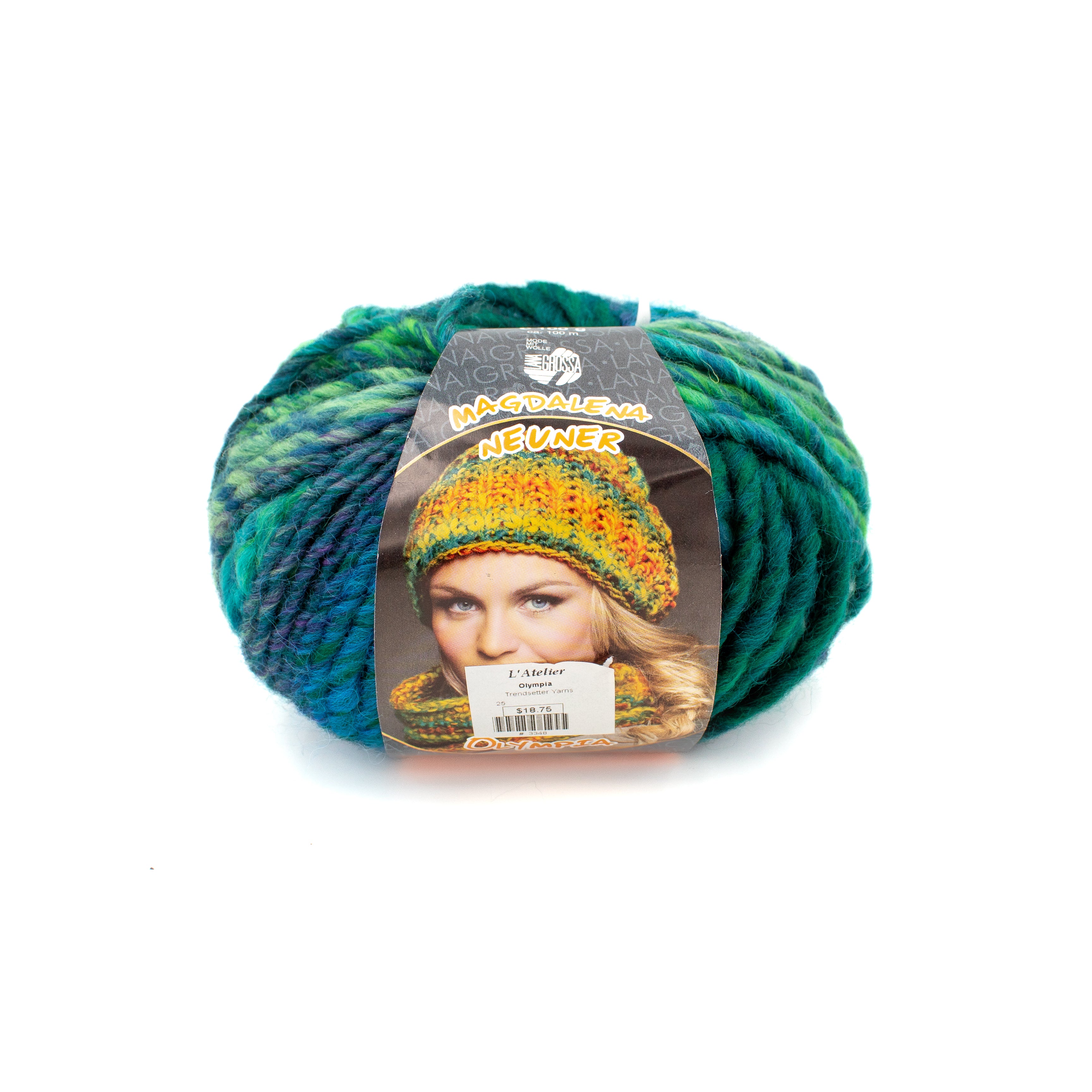Lana Grossa Olympia in Blues and Greens
