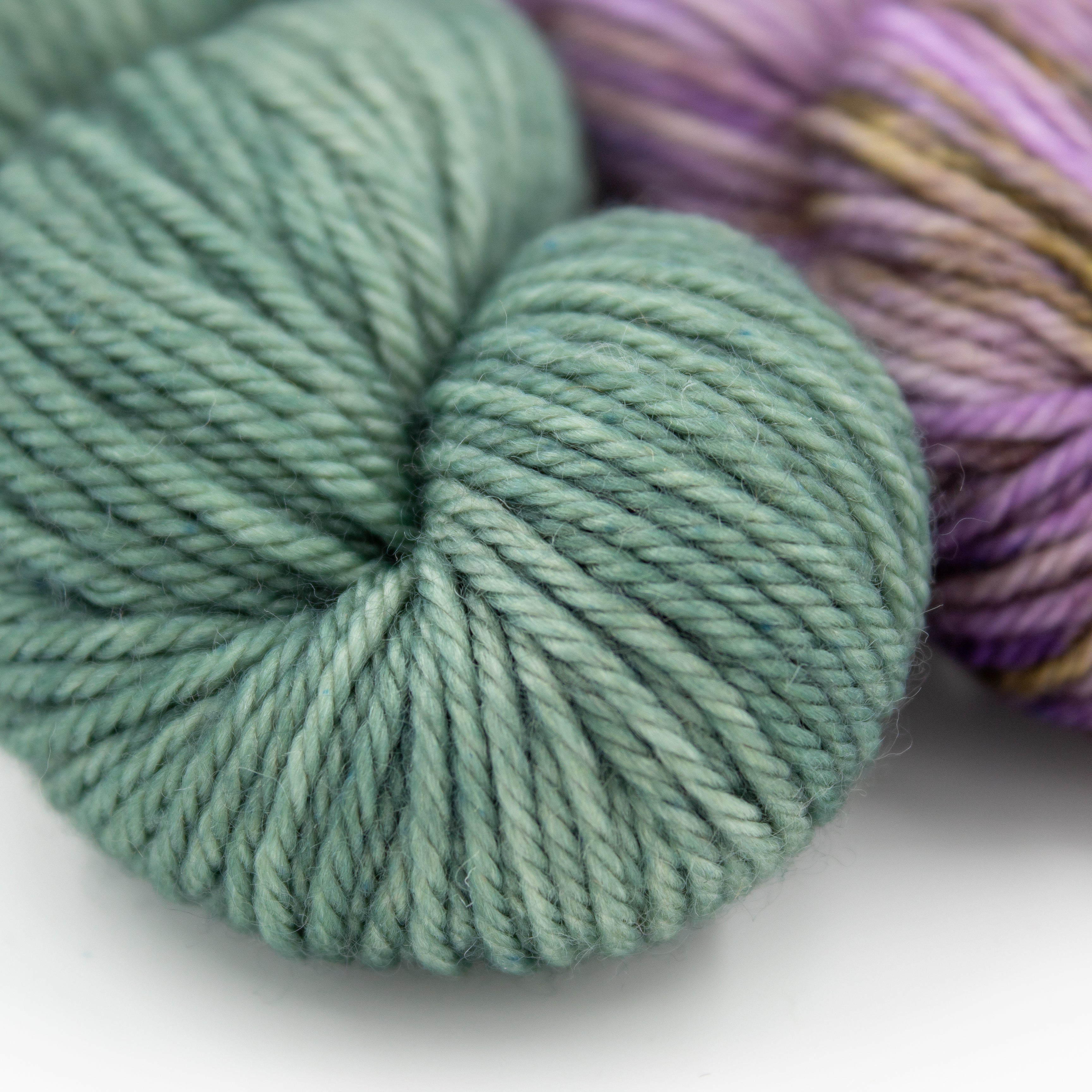 Less Traveled Yarn in Walks at Dusk Hat Set