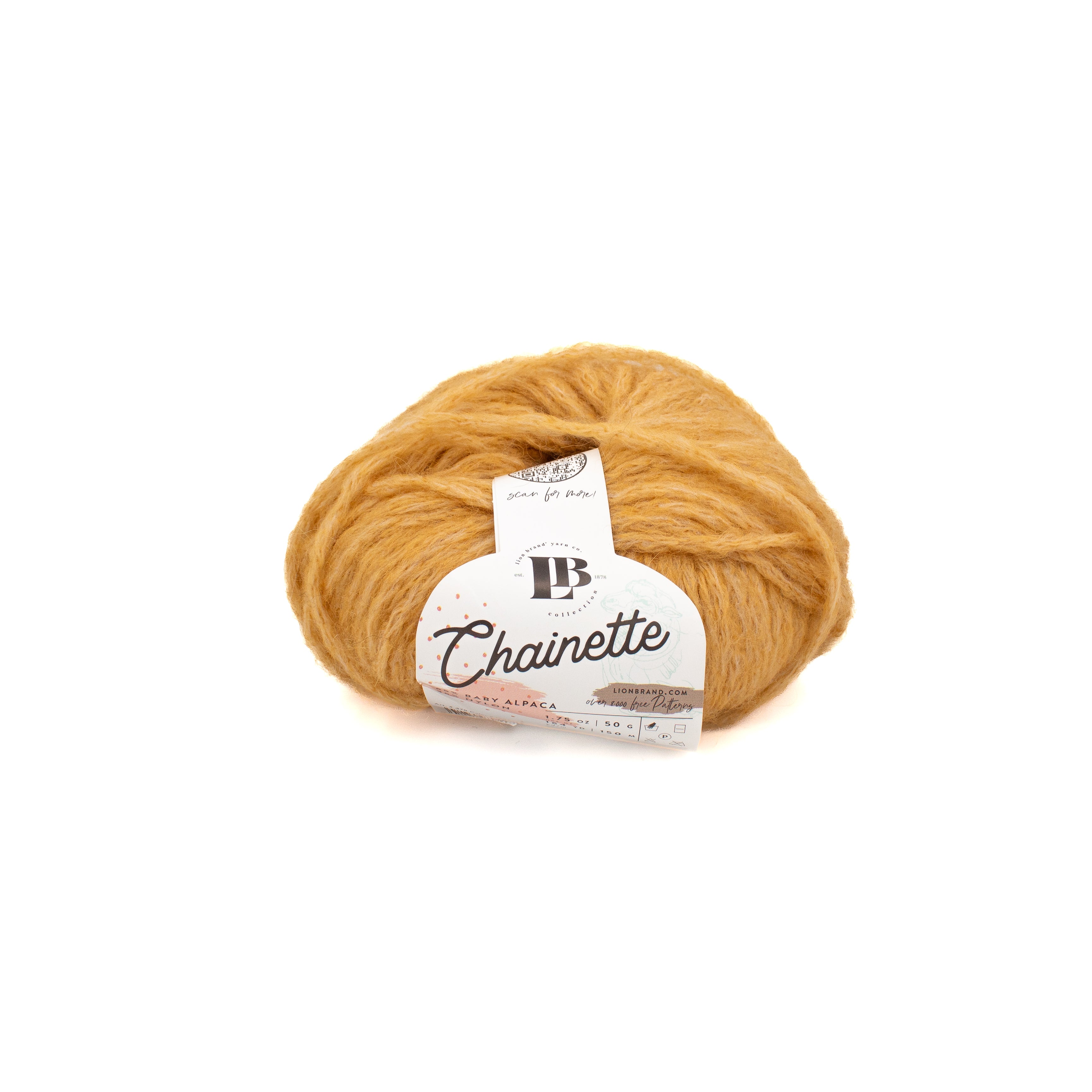 Lion Brand Chainette in Golden