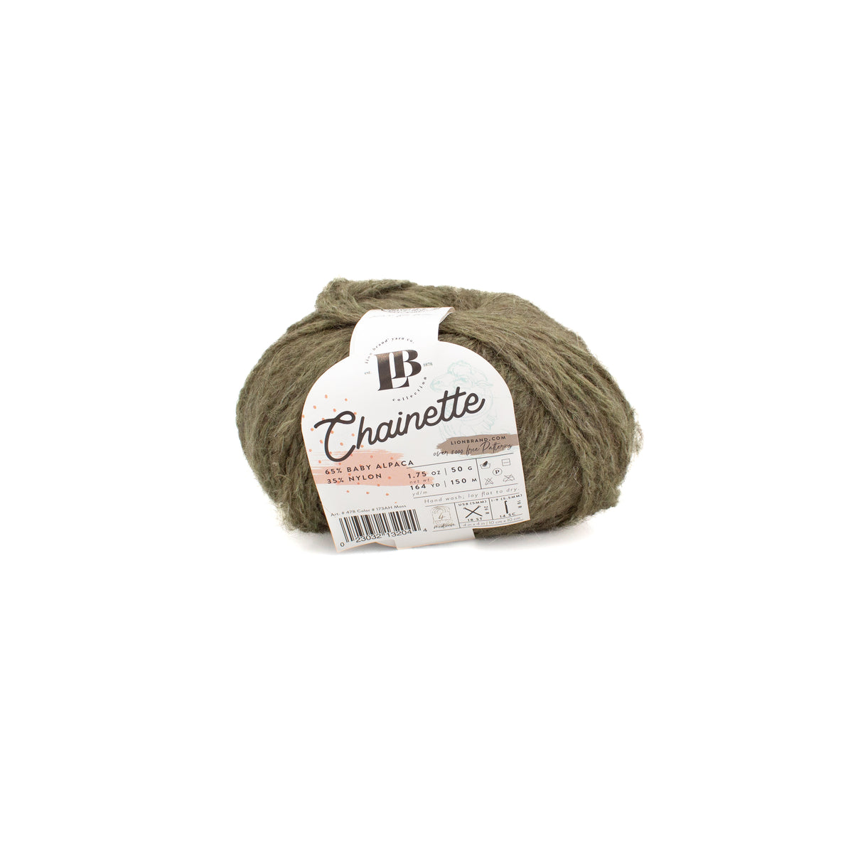 Lion Brand Chainette in Moss