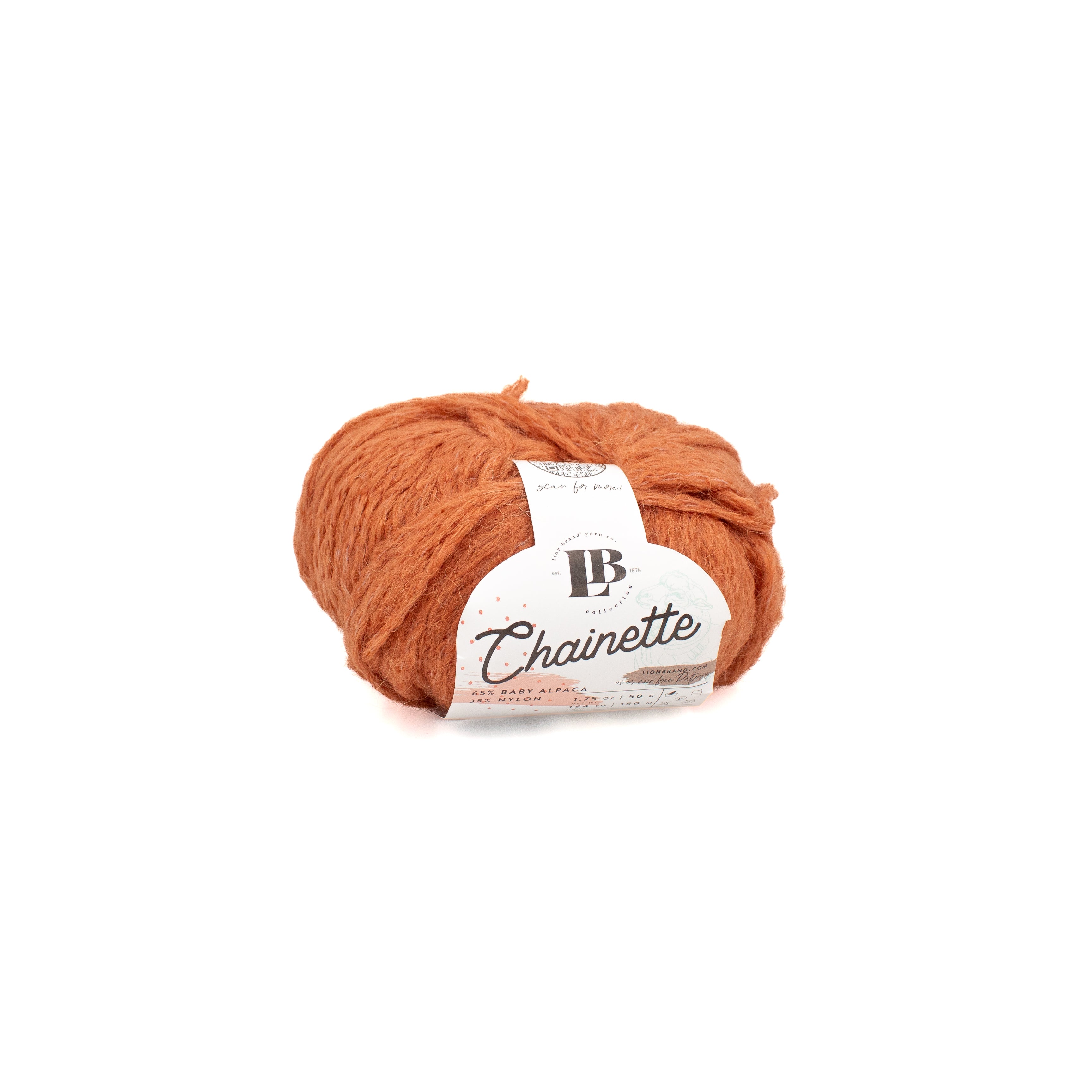 Lion Brand Chainette in Spice