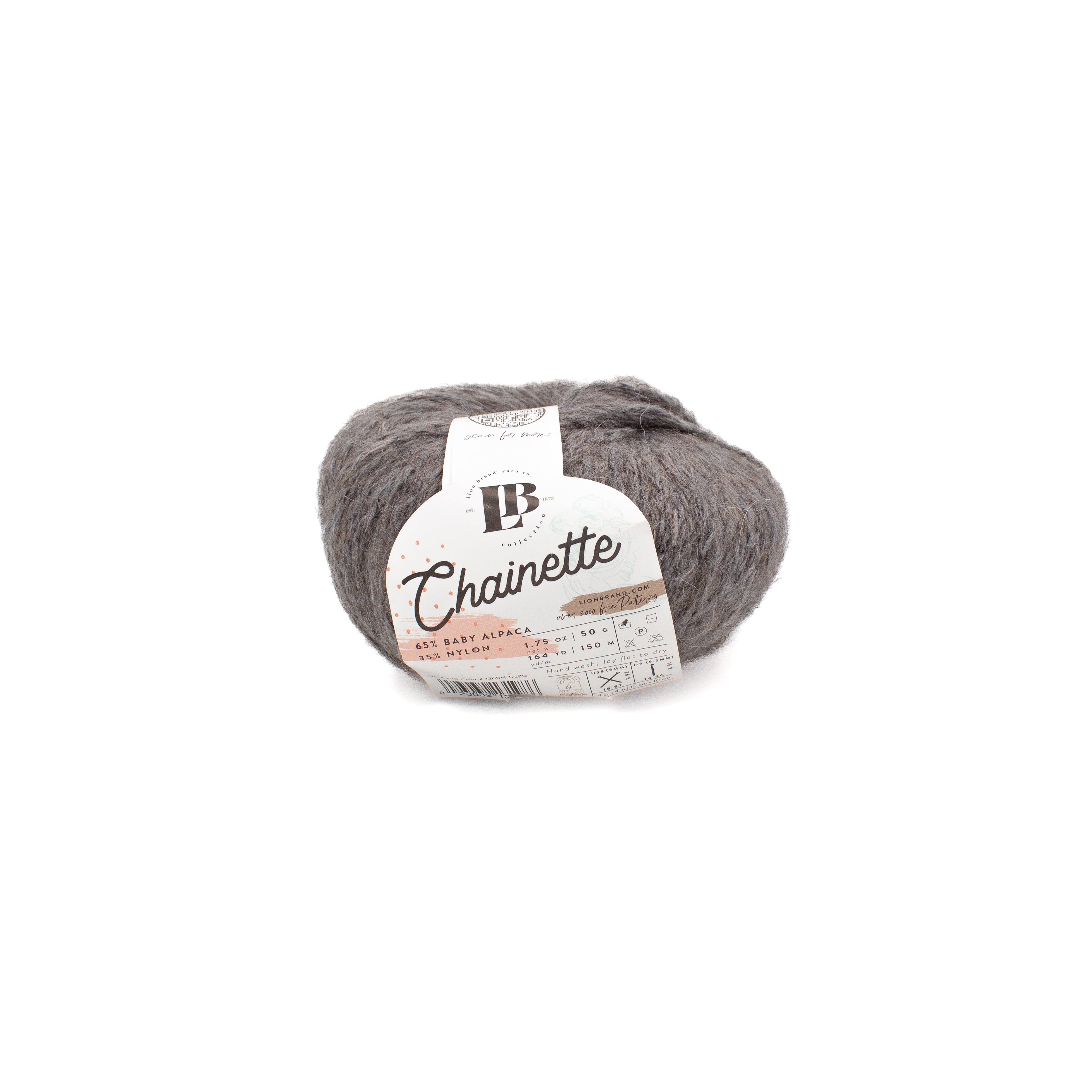 Lion Brand Chainette in Truffle
