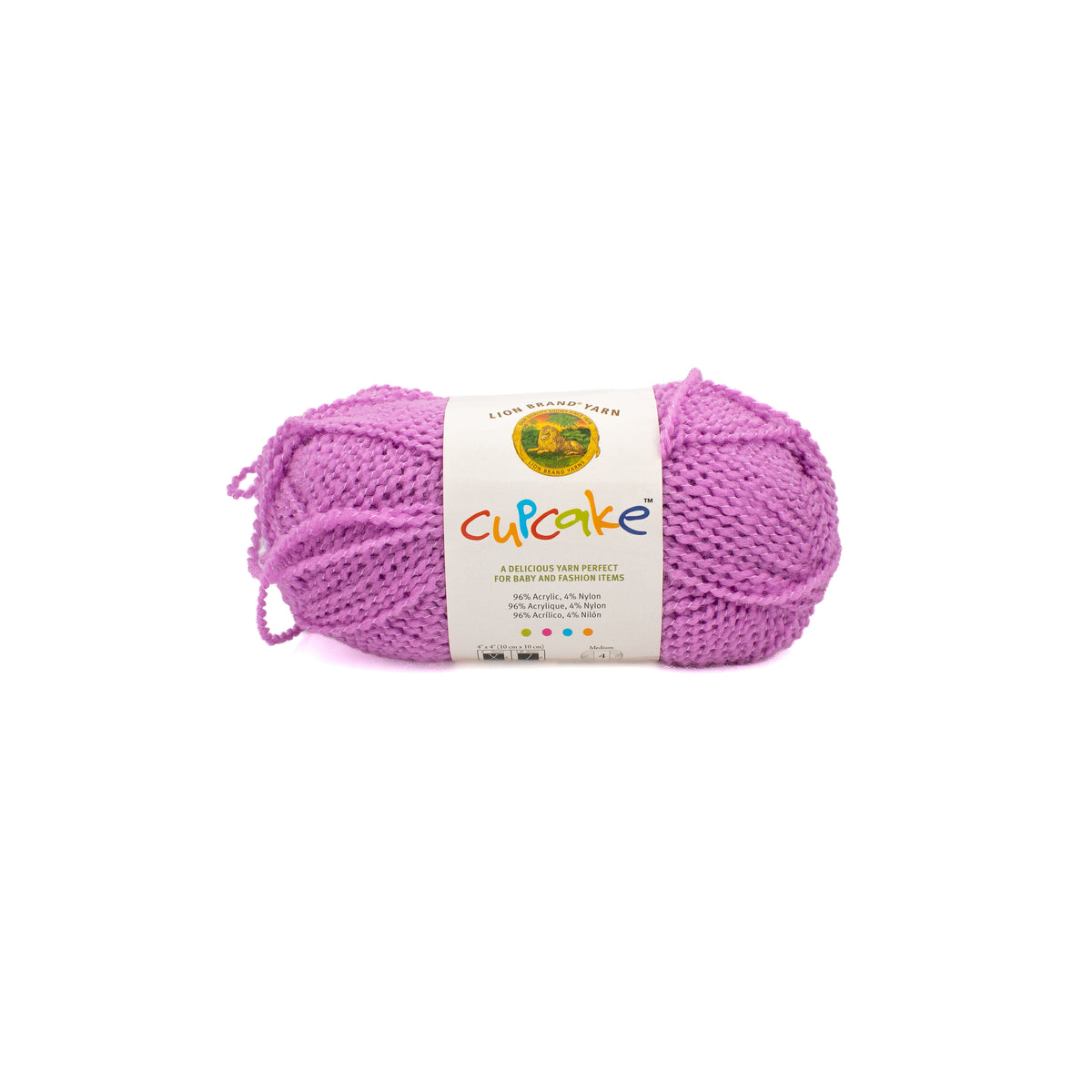 Lion Brand Cupcake Bouclé in Violet