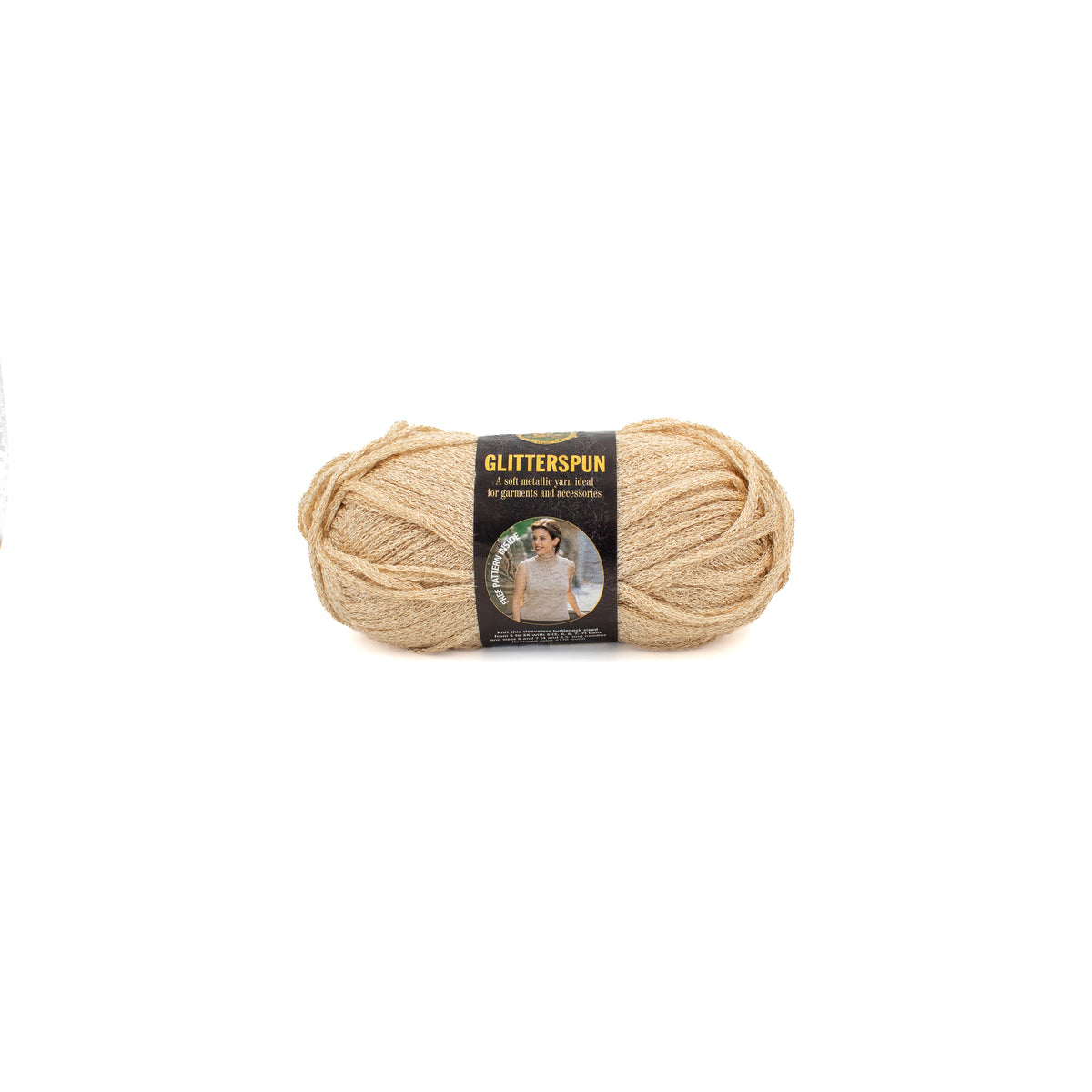 Lion Brand Glitterspun in Gold