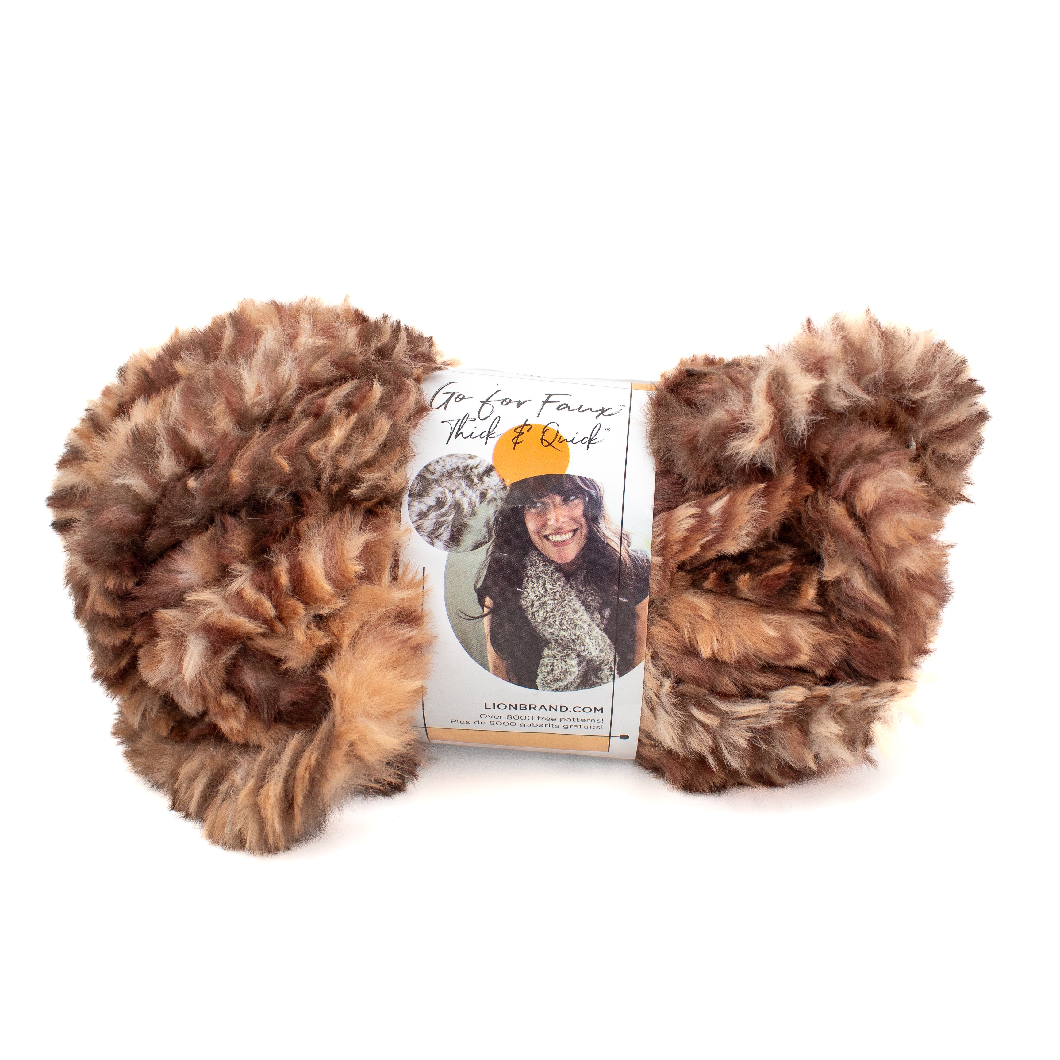 Lion Brand Go For Faux Thick & Quick in Fawn