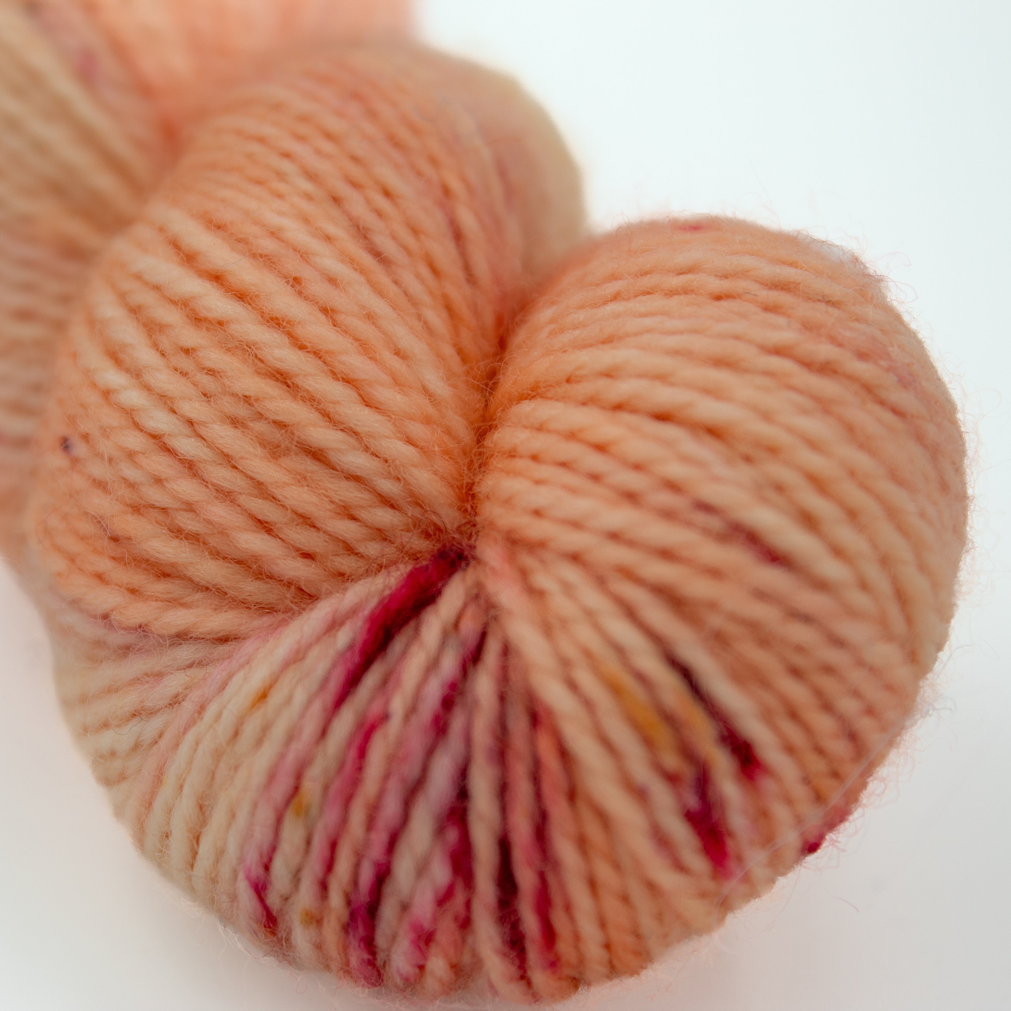 Lola Bean Yarn Co. Bean Sprout Fingering in Fuzzy Navel