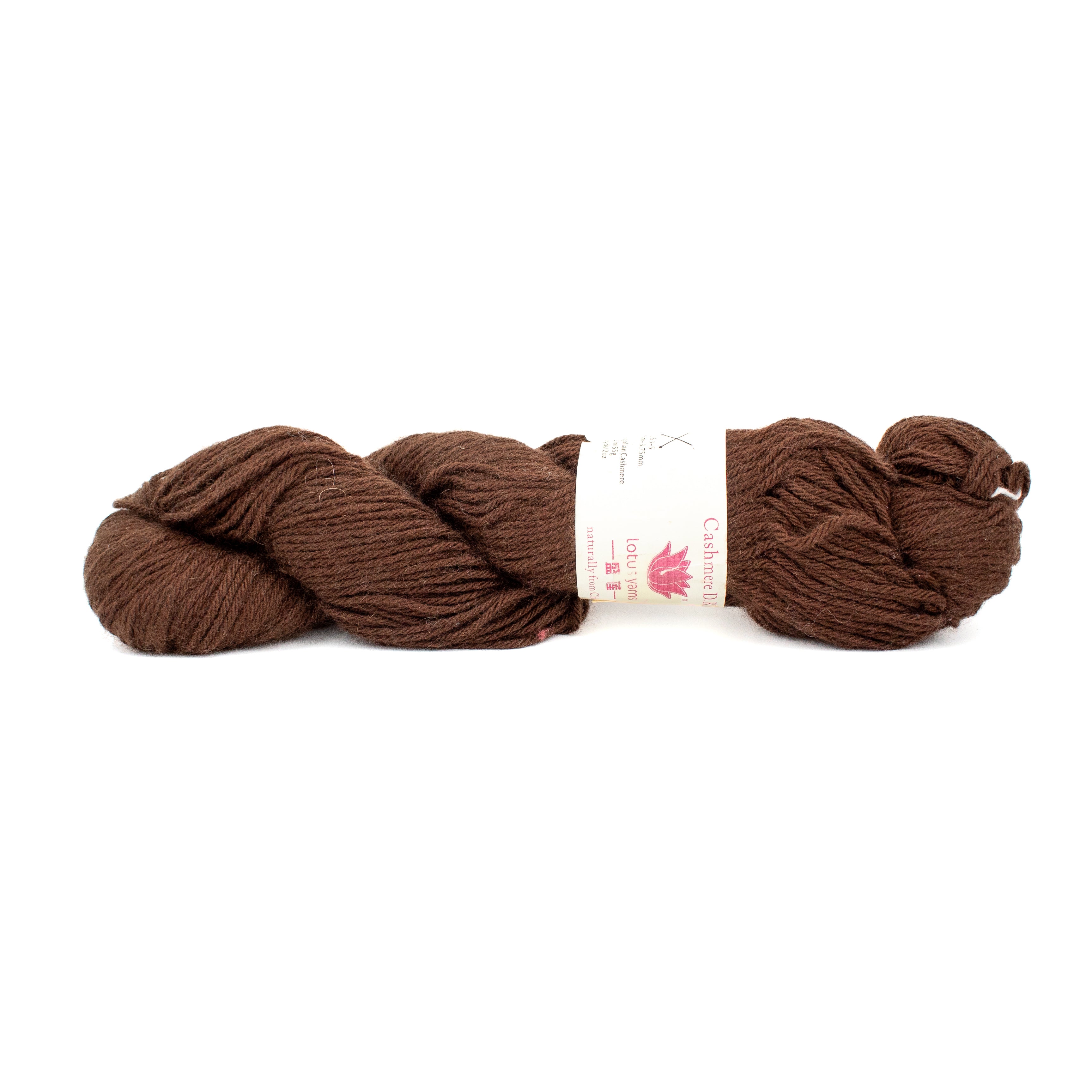 Lotus Yarns Cashmere DK in Brown