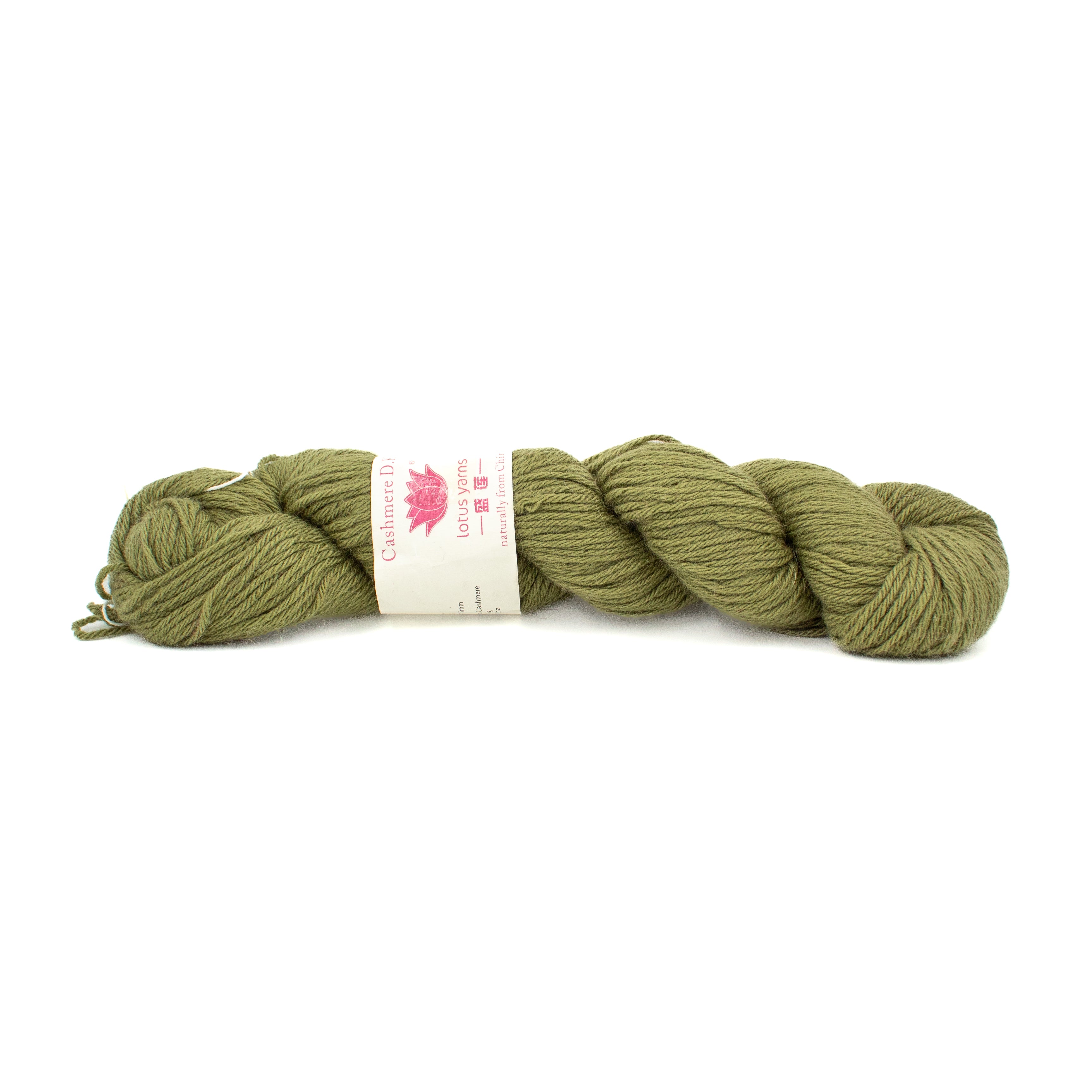 Lotus Yarns Cashmere DK in Olive
