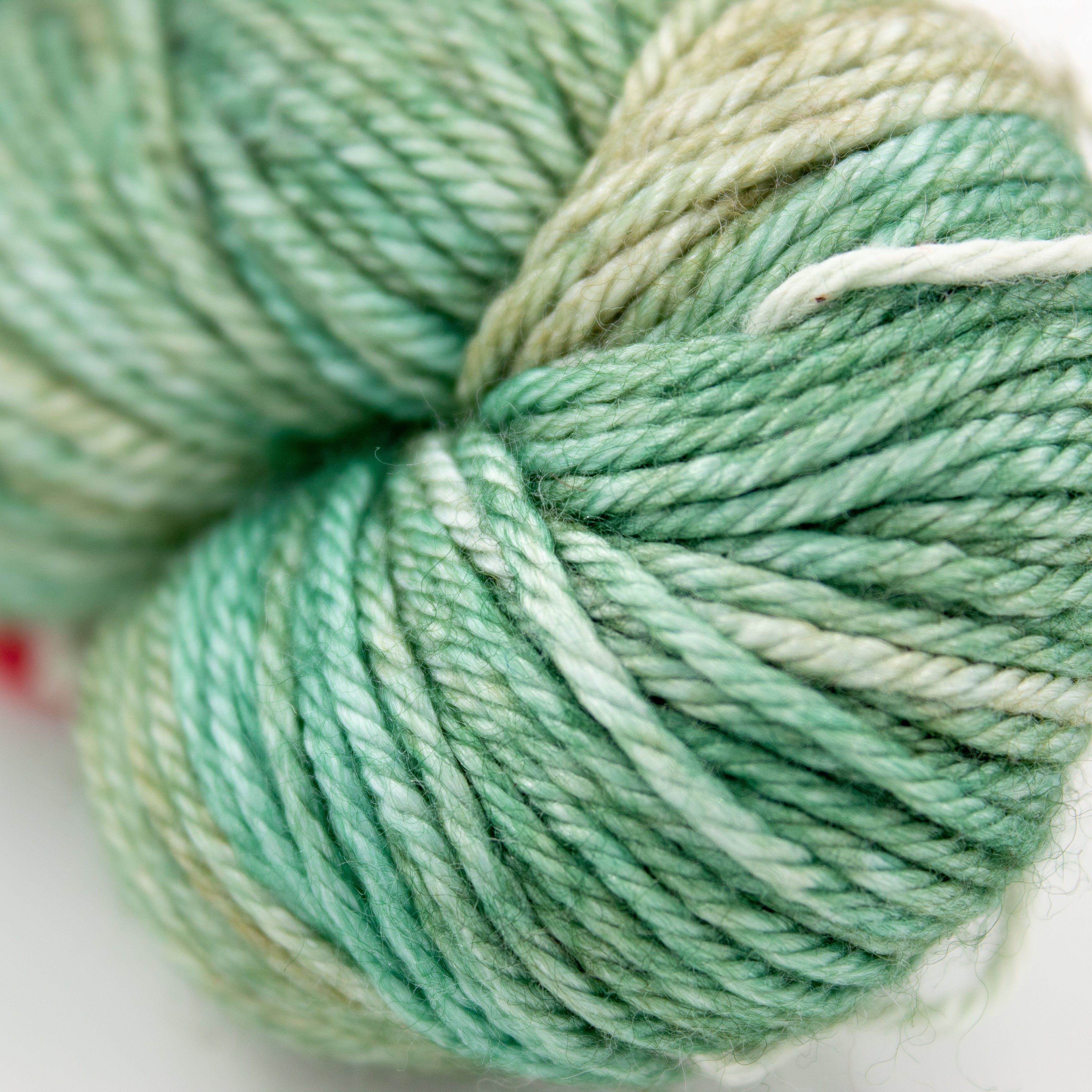Madelinetosh Silk Merino in Lost In The Trees Solid