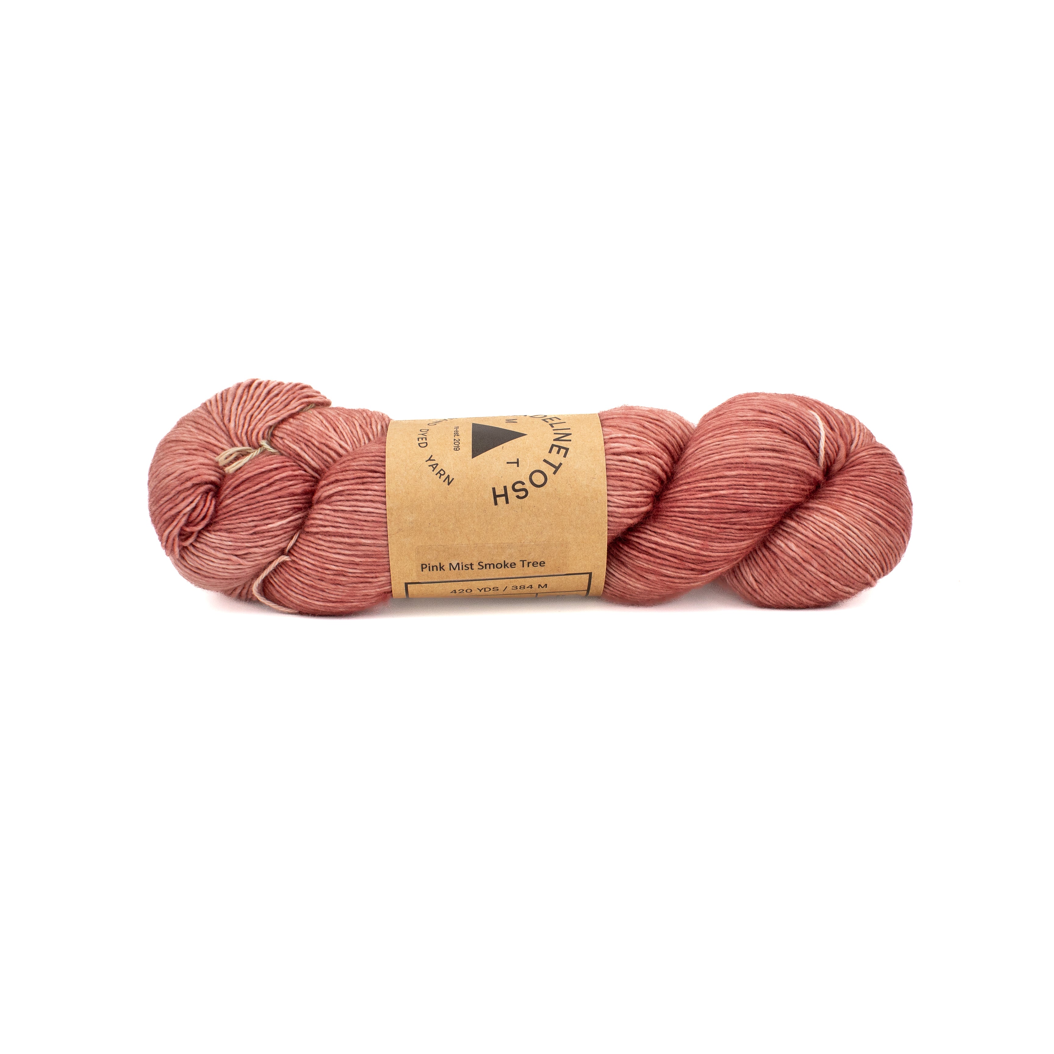 Madelinetosh Tosh Merino Light in Pink Mist Smoke Tree
