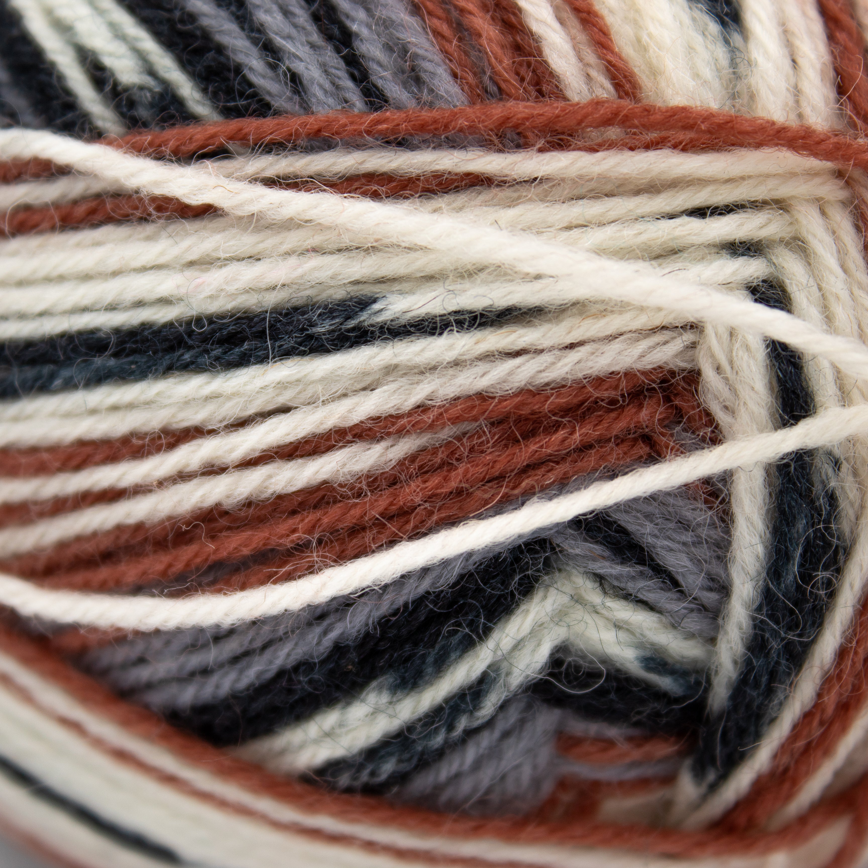 Mary Maxim Footloose Sock Yarn in Brown