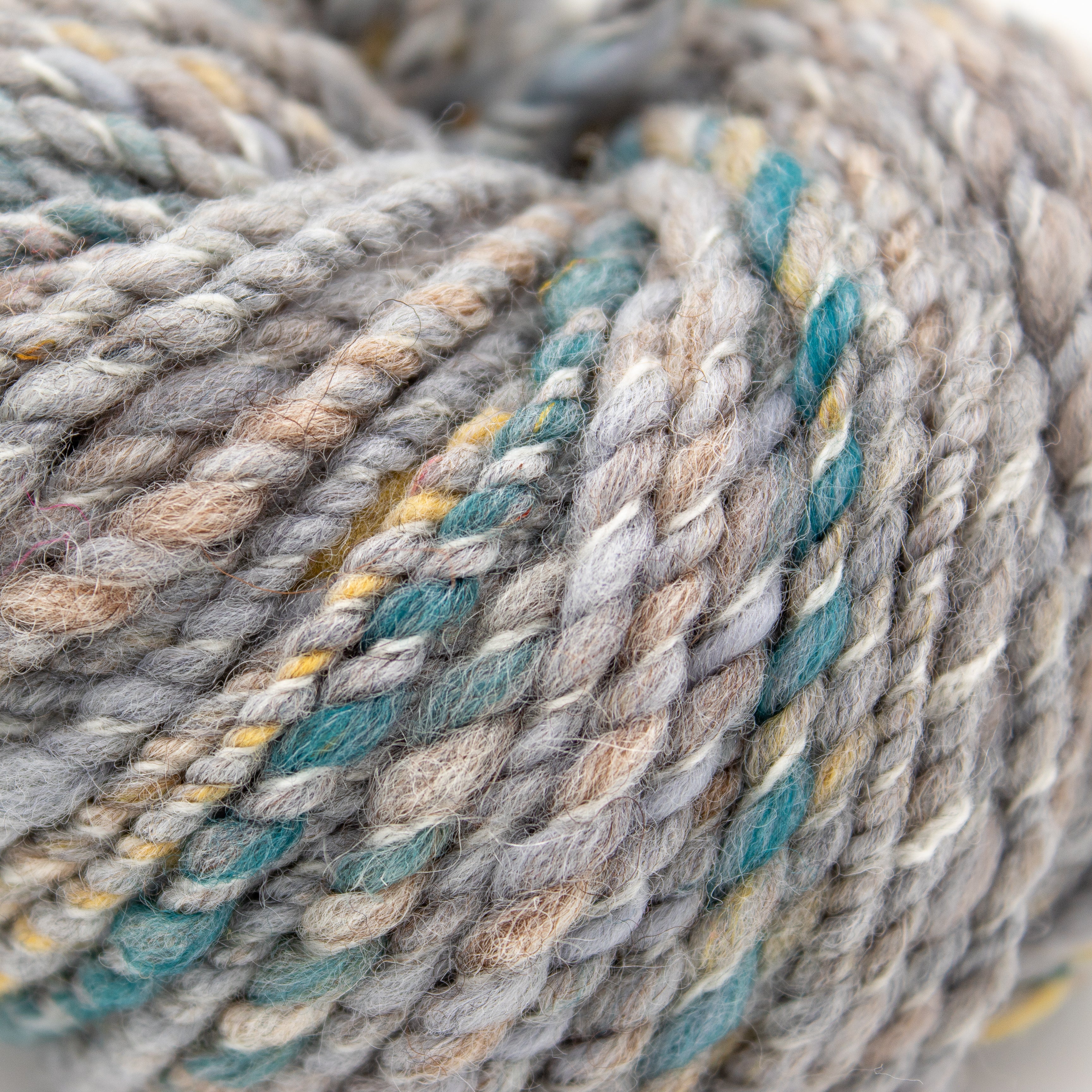Melody Owens Knits Handspun in Grey Multi (80g)
