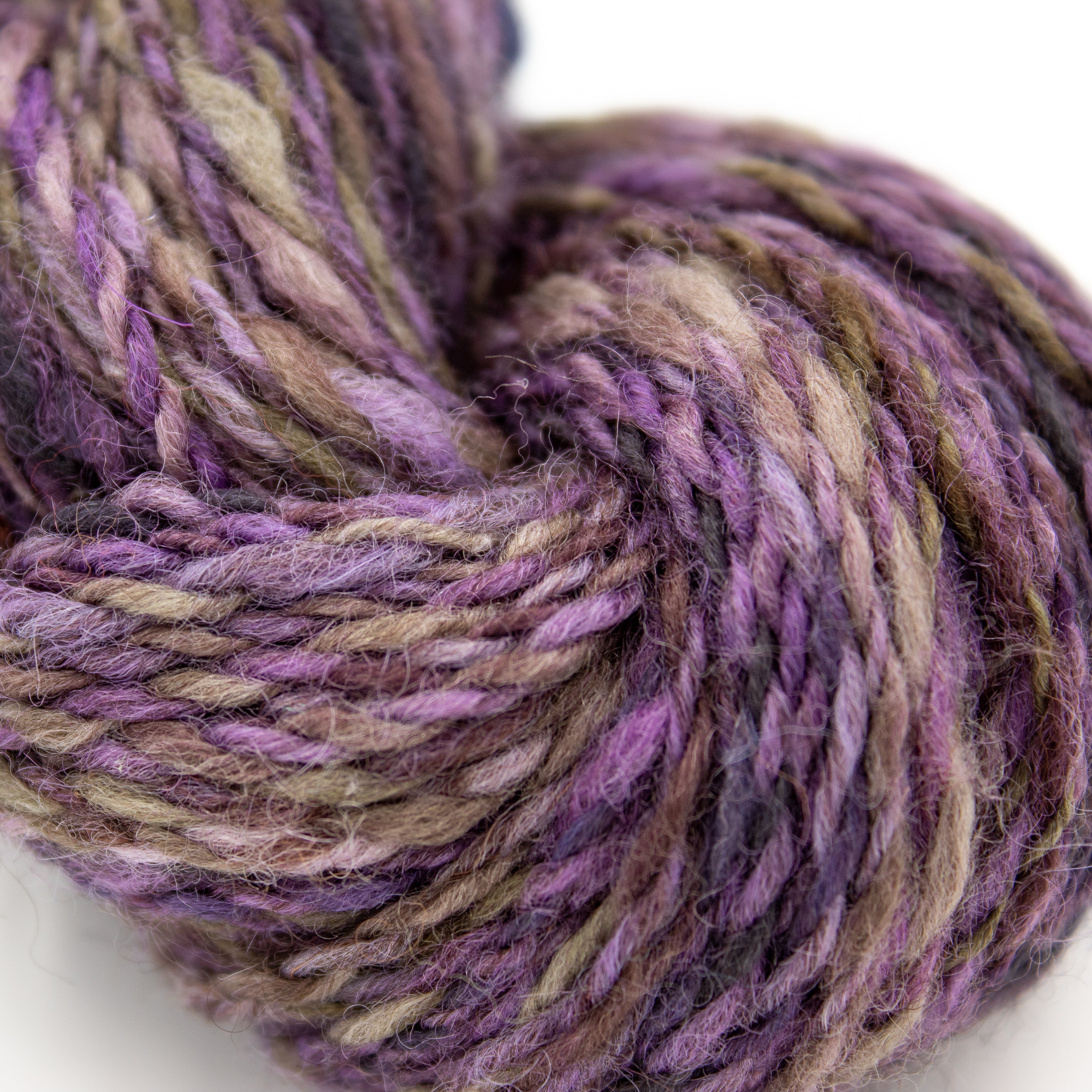 Melody Owens Knits Handspun in Purple Multi (80g)