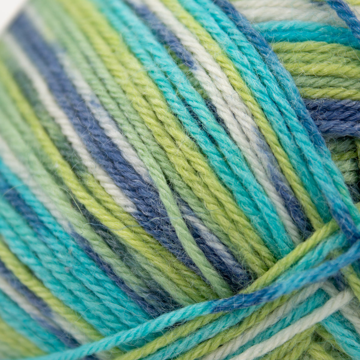 OnLine Supersocke 100 Emotion II Color in Blue Green White