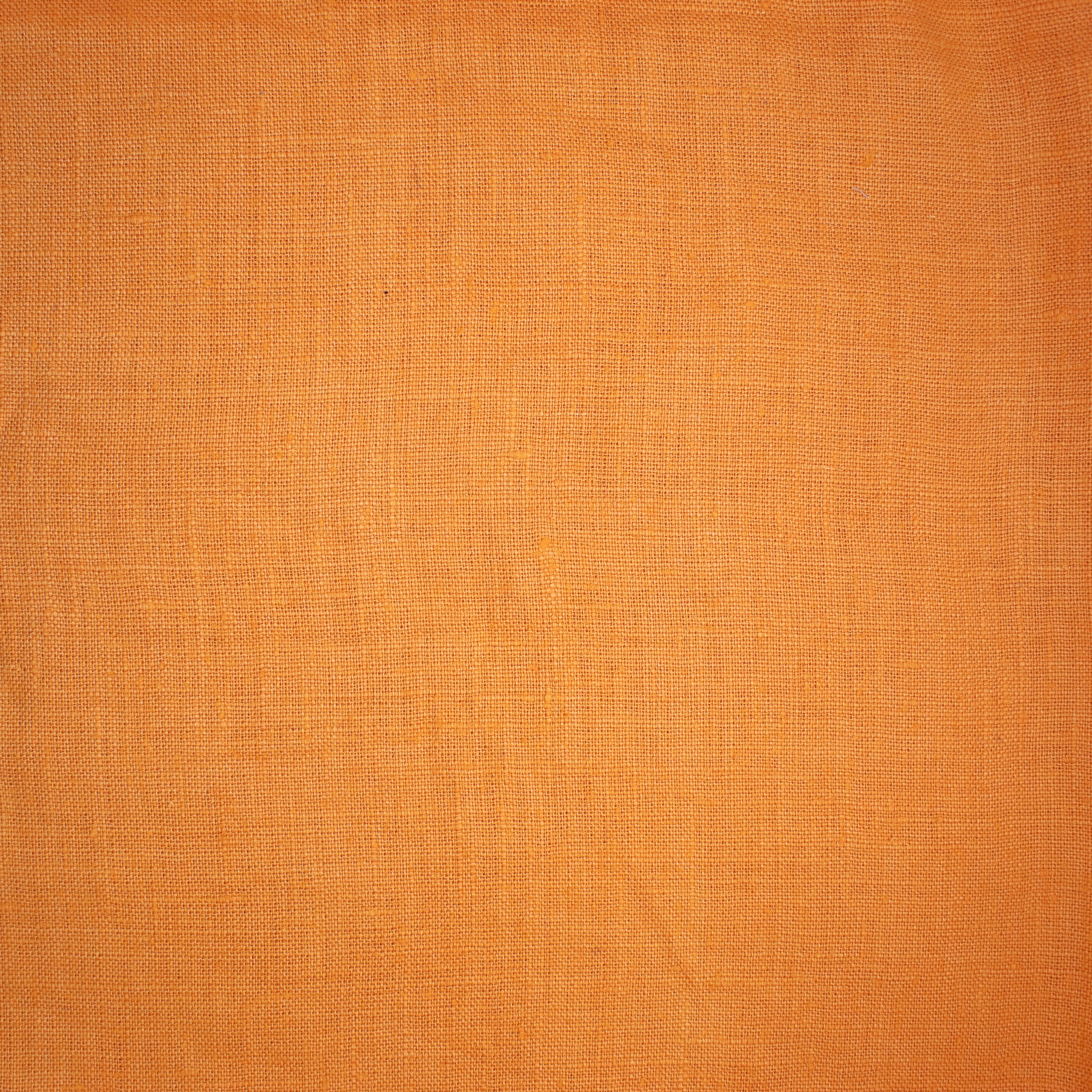 Orange Linen or Linen Blend Woven