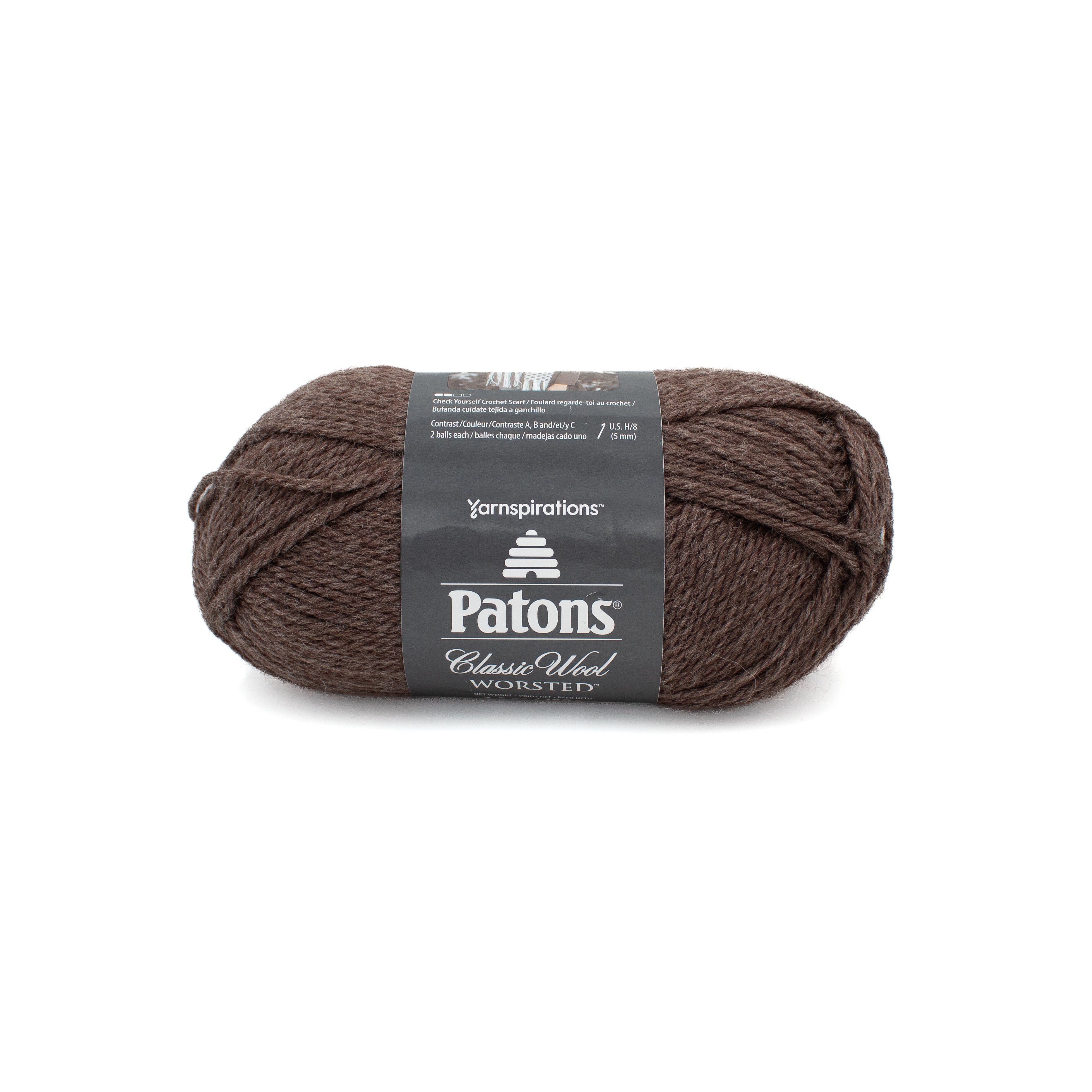 Patons Classic Wool Worsted in Heath Heather
