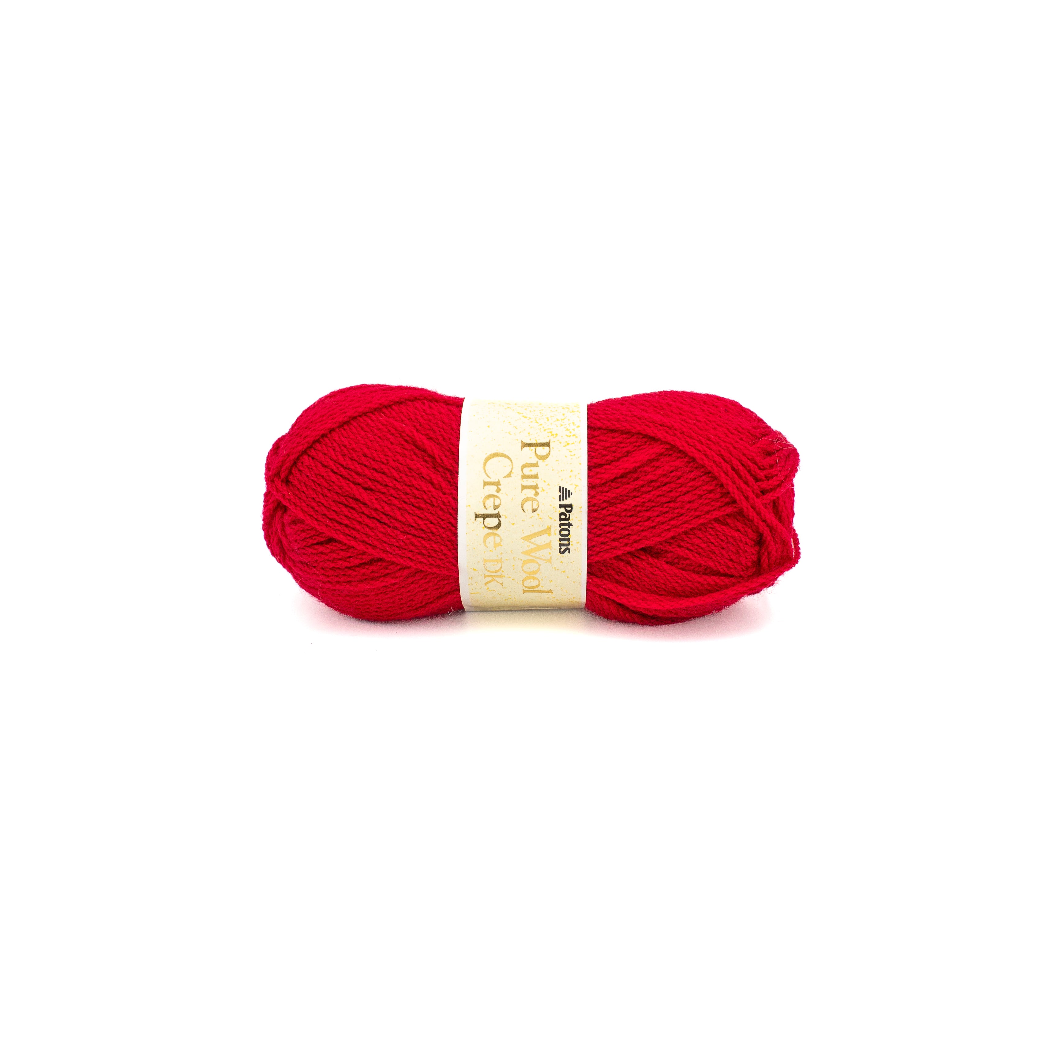 Patons Pure Wool Crepe DK in Red