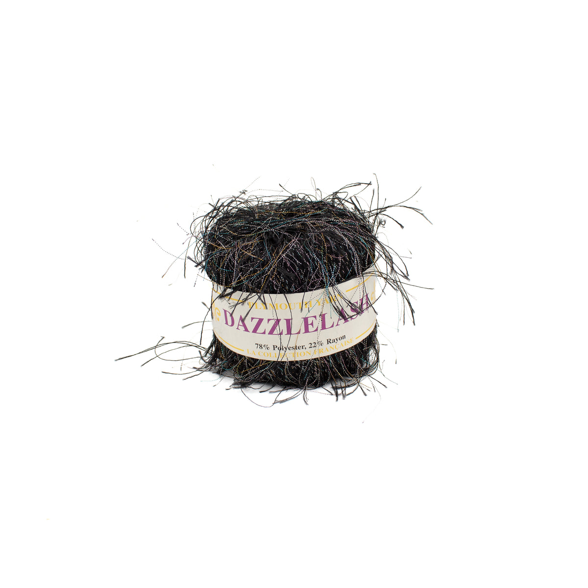 Plymouth Yarn Dazzle Lash in Black (107)