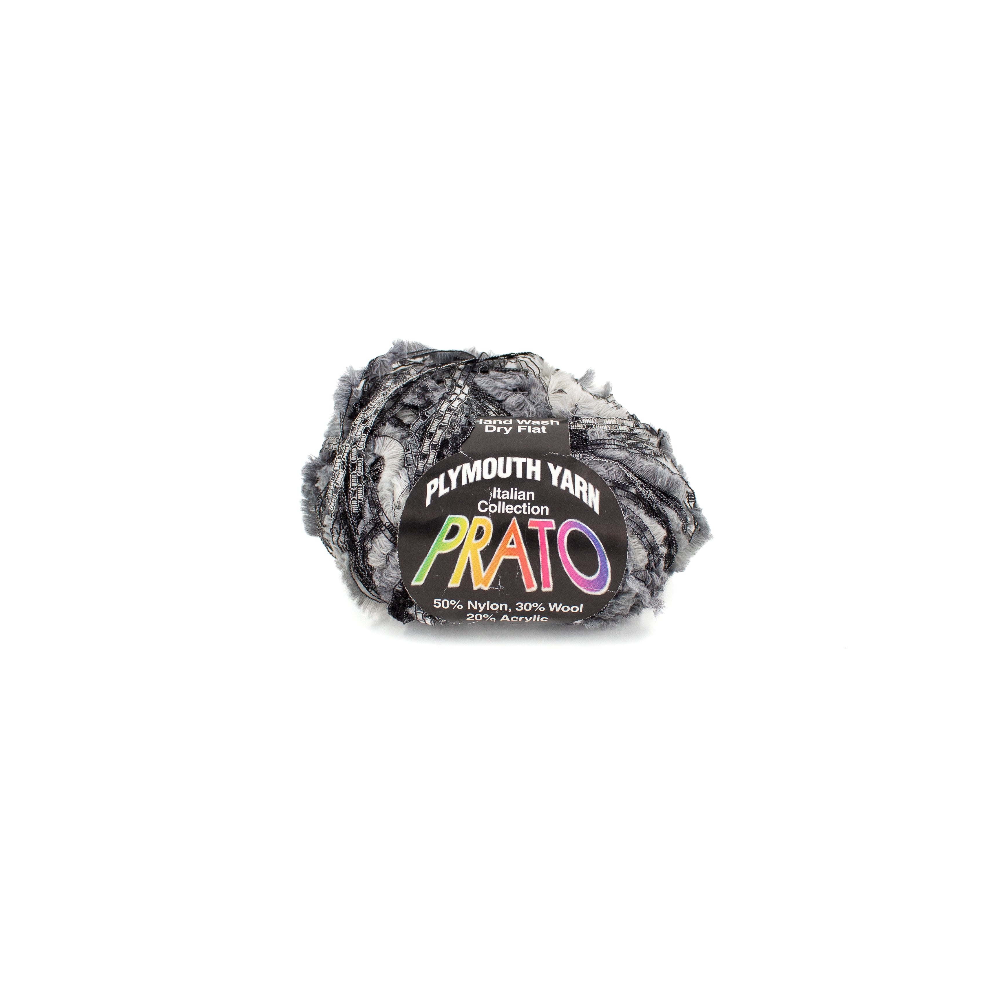 Plymouth Yarn Prato Black/Grey (903)