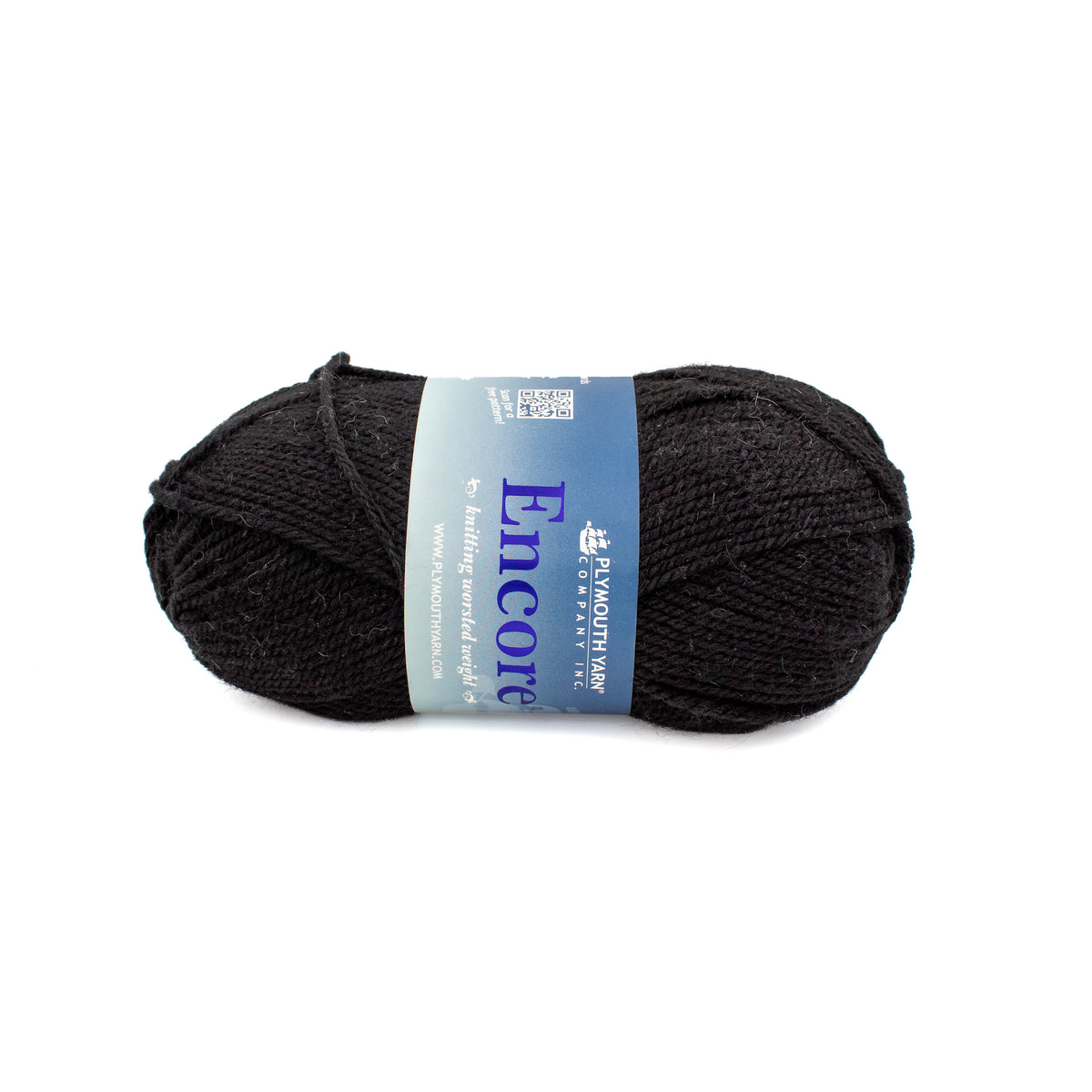Plymouth Yarns Encore Worsted in Black