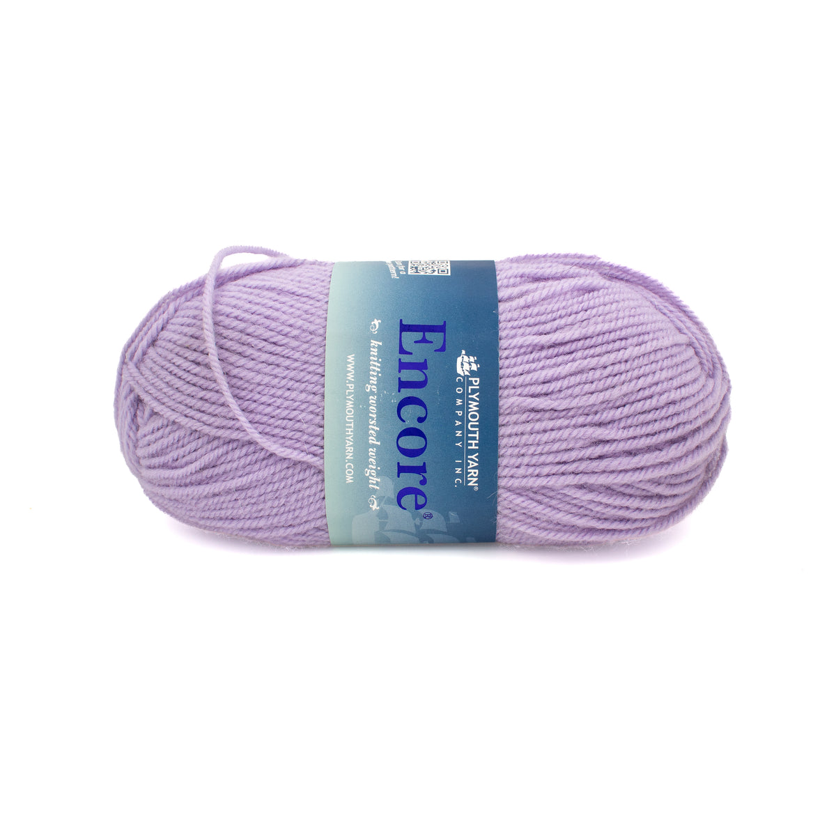 Plymouth Yarns Encore Worsted in Light Purple