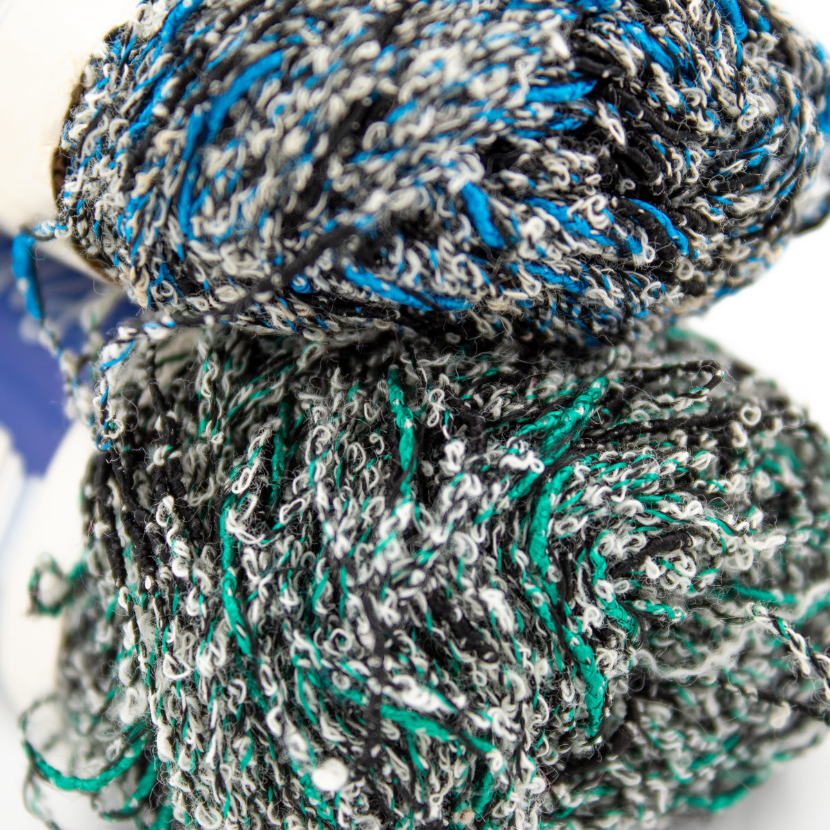 Quaker Yarns Tweed Set of 9 in Blue + Green Colorways