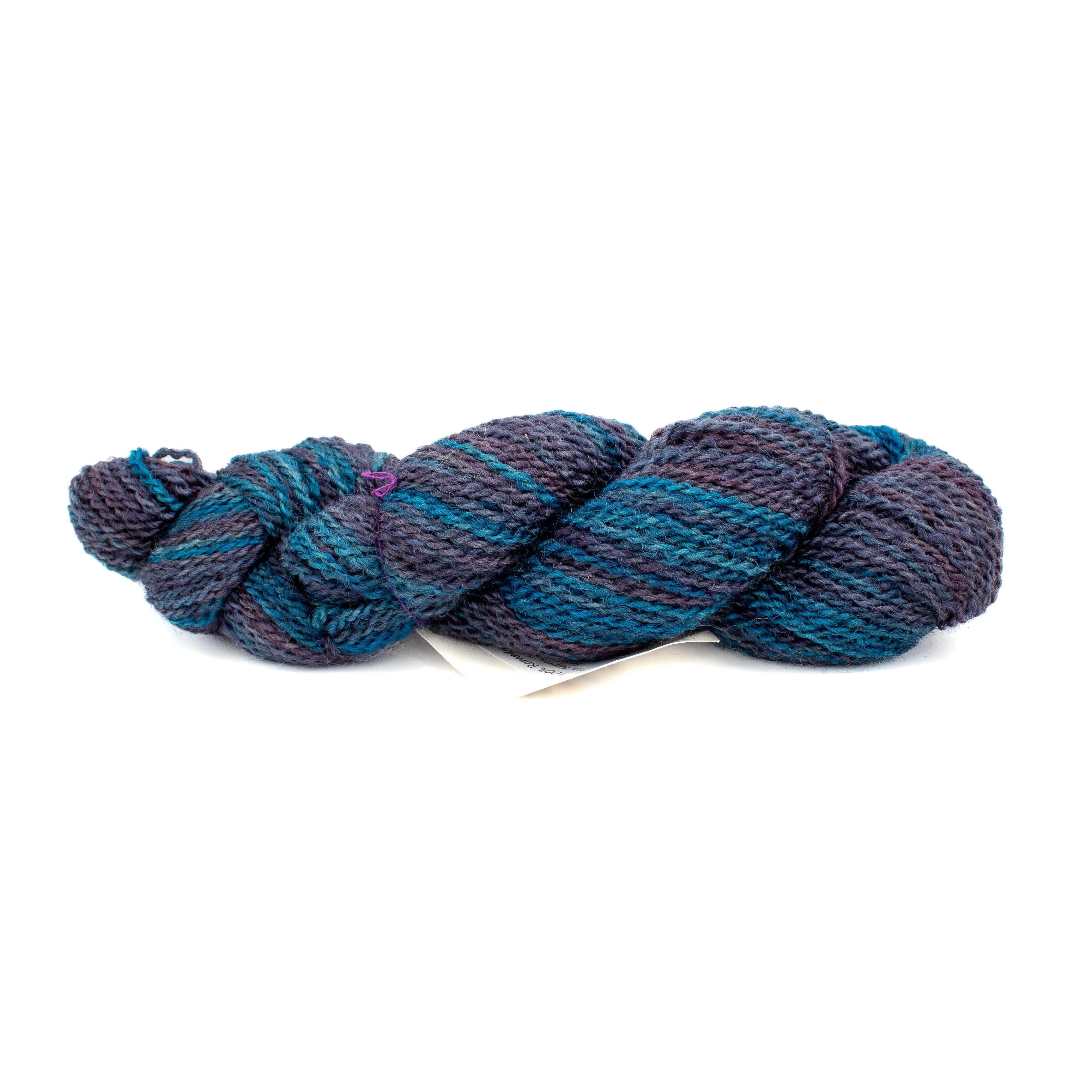 Rainey Creek Fiber Romney Sport Weight in Dark Blue Multi