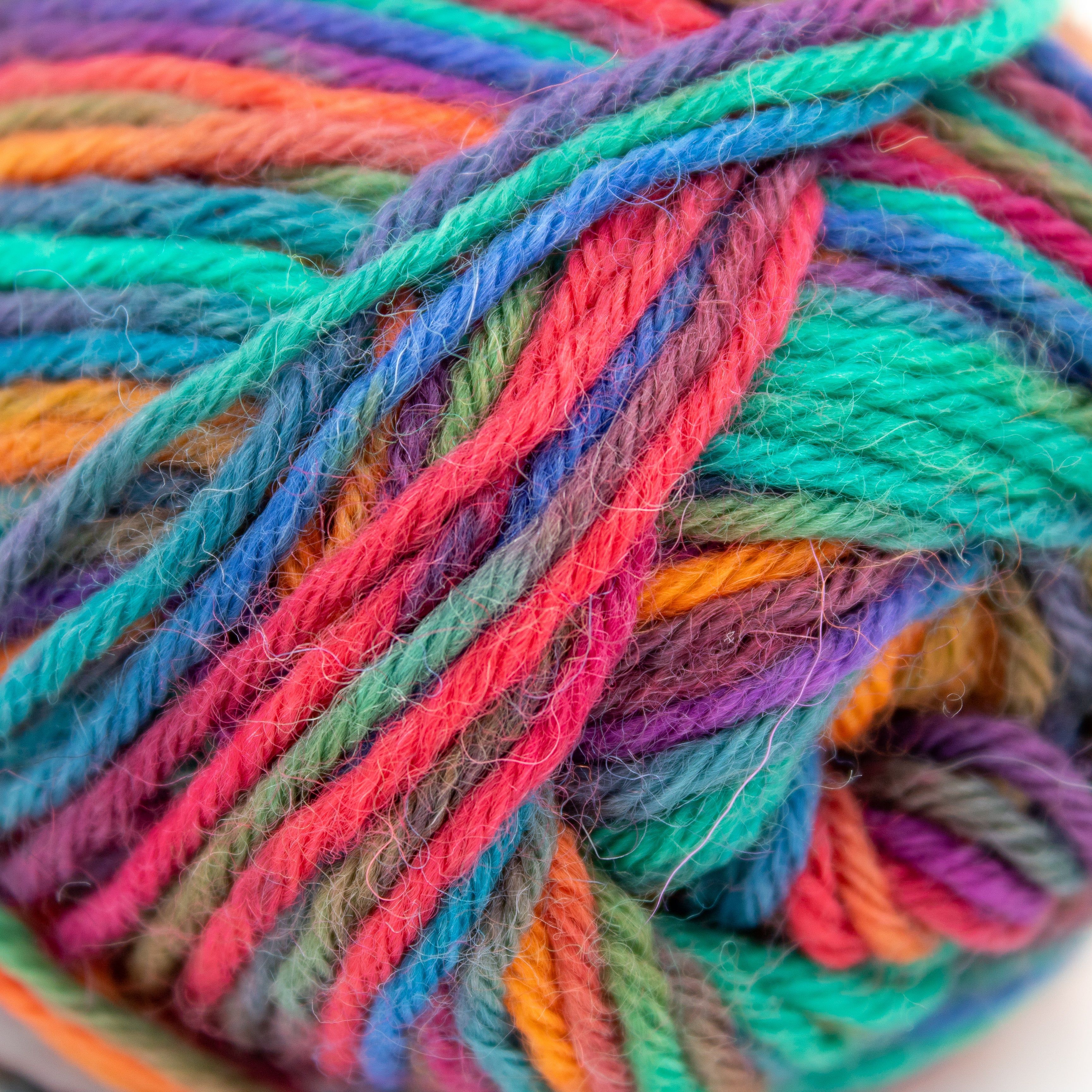 Regia 6-fadig Jacquard Color in Rainbow