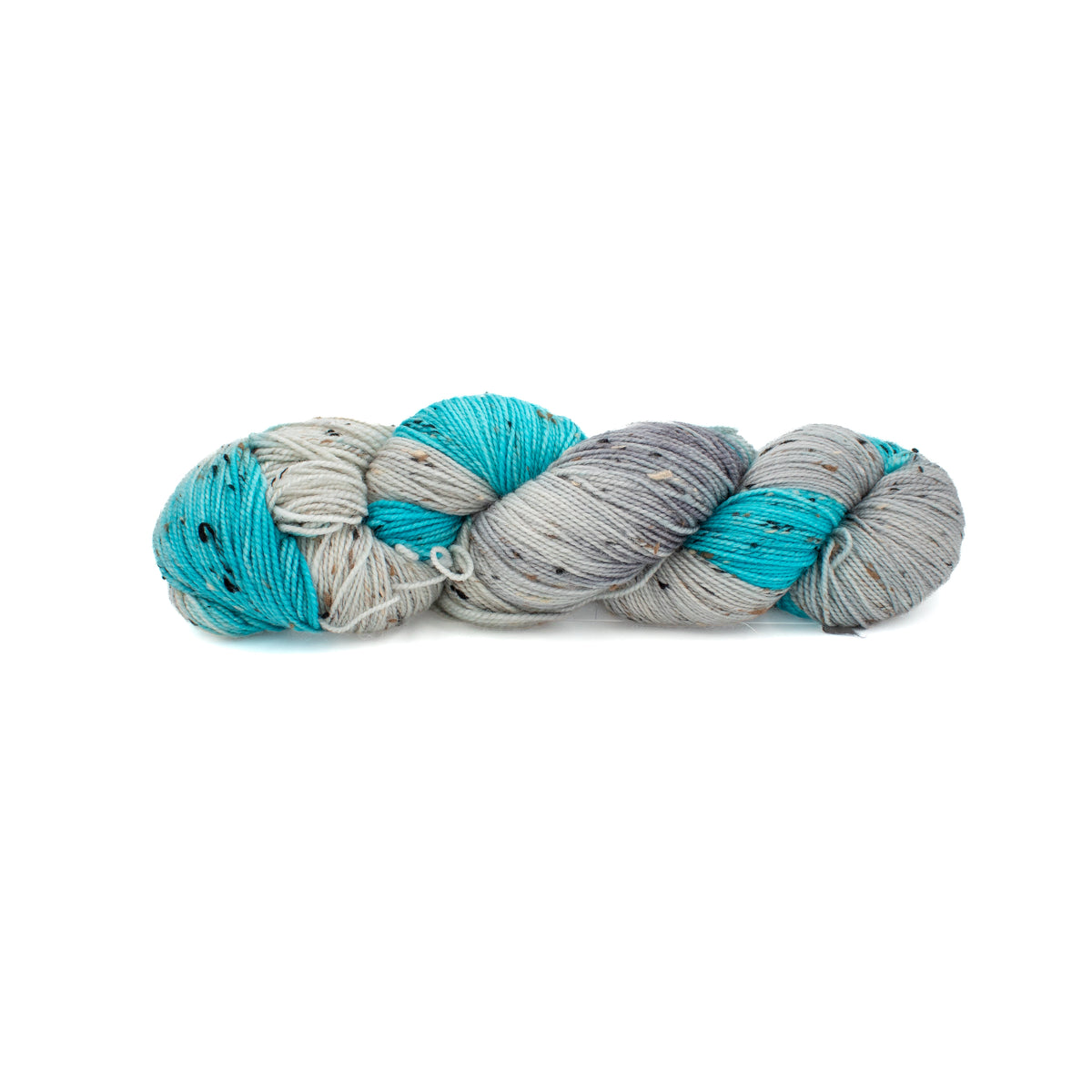 Robin's Nest Fiber Arts RN Donegal Sock in Blue + White