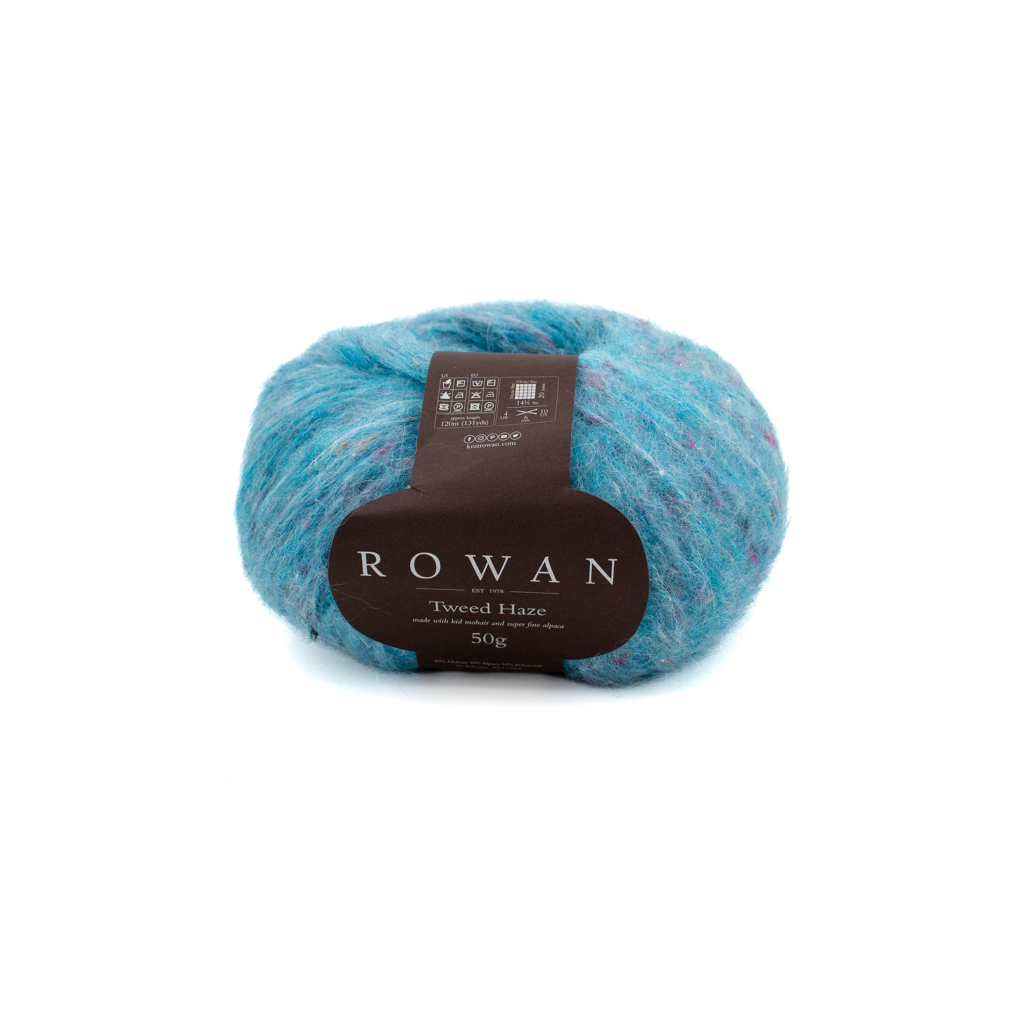 Rowan Tweed Haze in Clear Blue