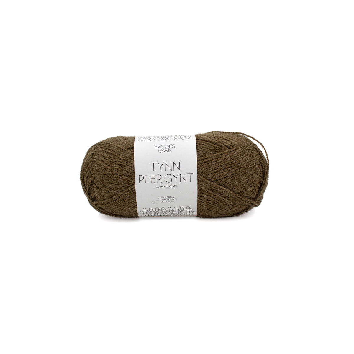 Sandnes Garn Tynn Peer Gynt in Dark Olive (9873)