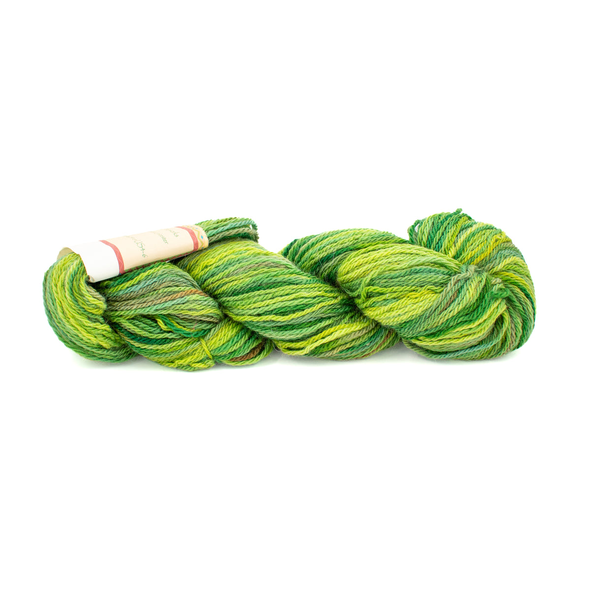 Spirit Trail Fiberworks 100% BFL in Green Multi